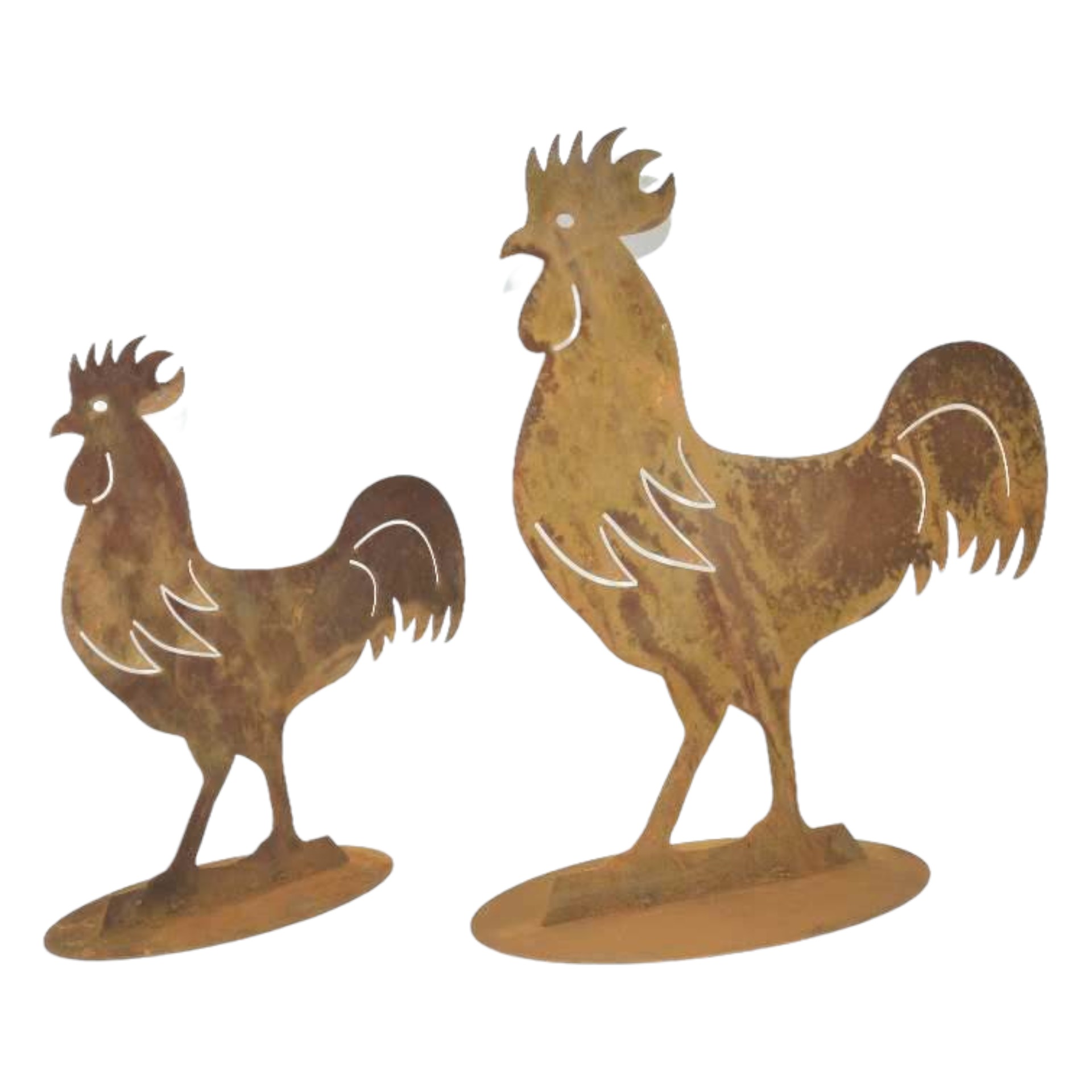 Hahn mittel stehend 36,5x40 cm Darstellung von Hahn mittel stehend 36,5x40 cm