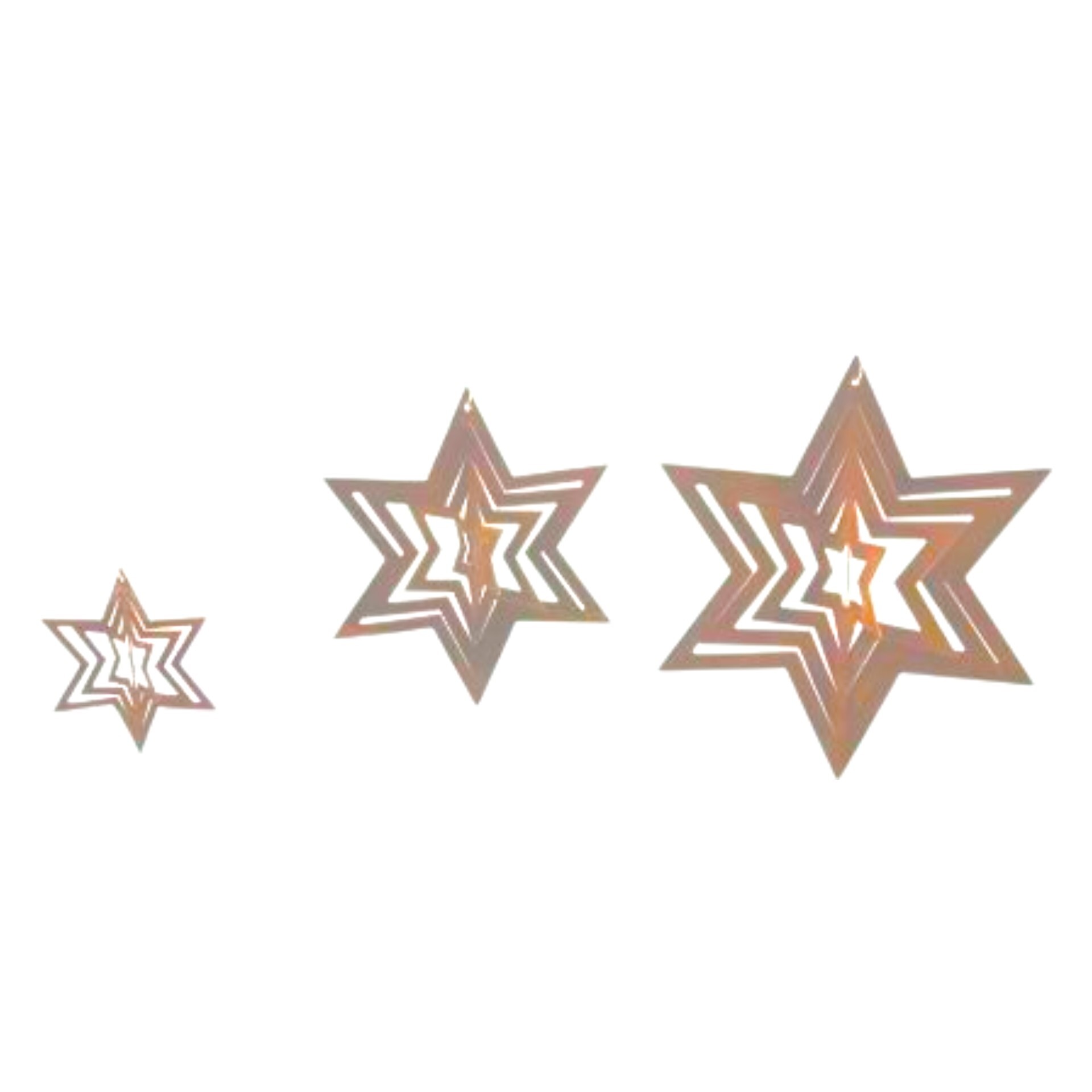 Stern 3D gross zum Hängen 19x23 cm Darstellung von Stern 3D gross zum Hängen 19x23 cm