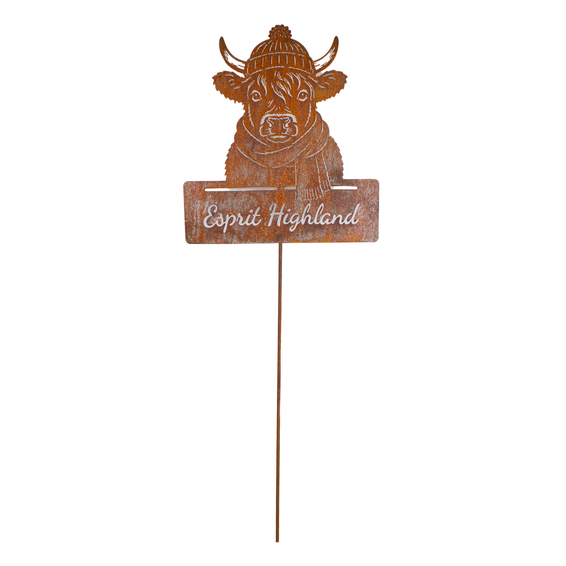 Darstellung von Stier auf Stab Esprit Highland