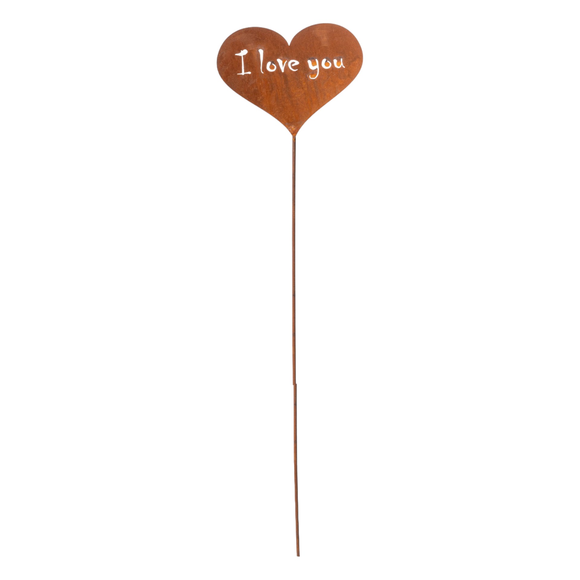 Darstellung von Herz auf Stab I love you