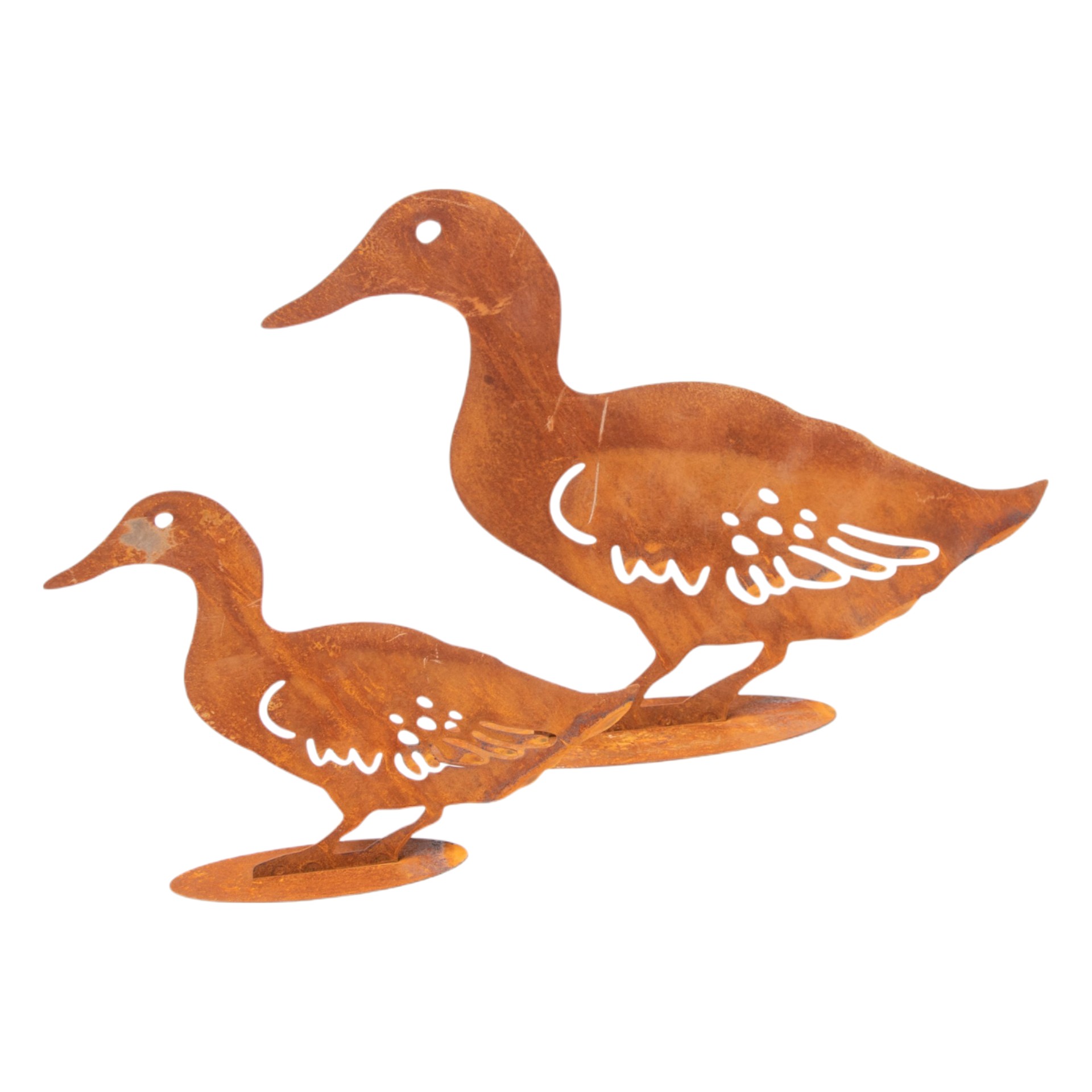 Ente klein auf Platte, 25x17,5 cm Darstellung von Ente klein auf Platte, 25x17,5 cm