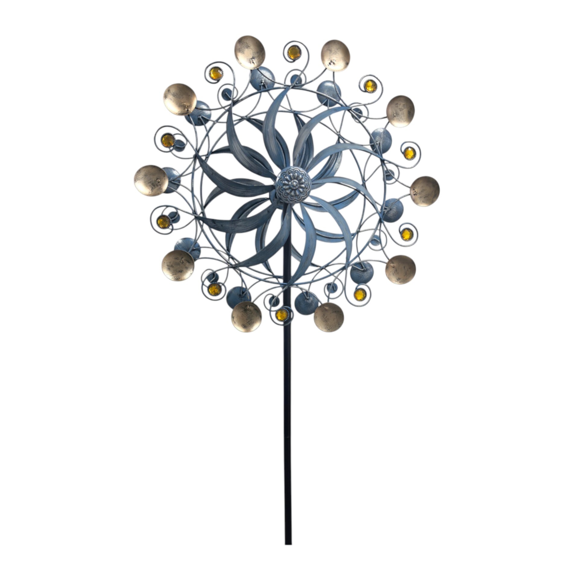 Darstellung von Scheibenspinner blau bronze gross