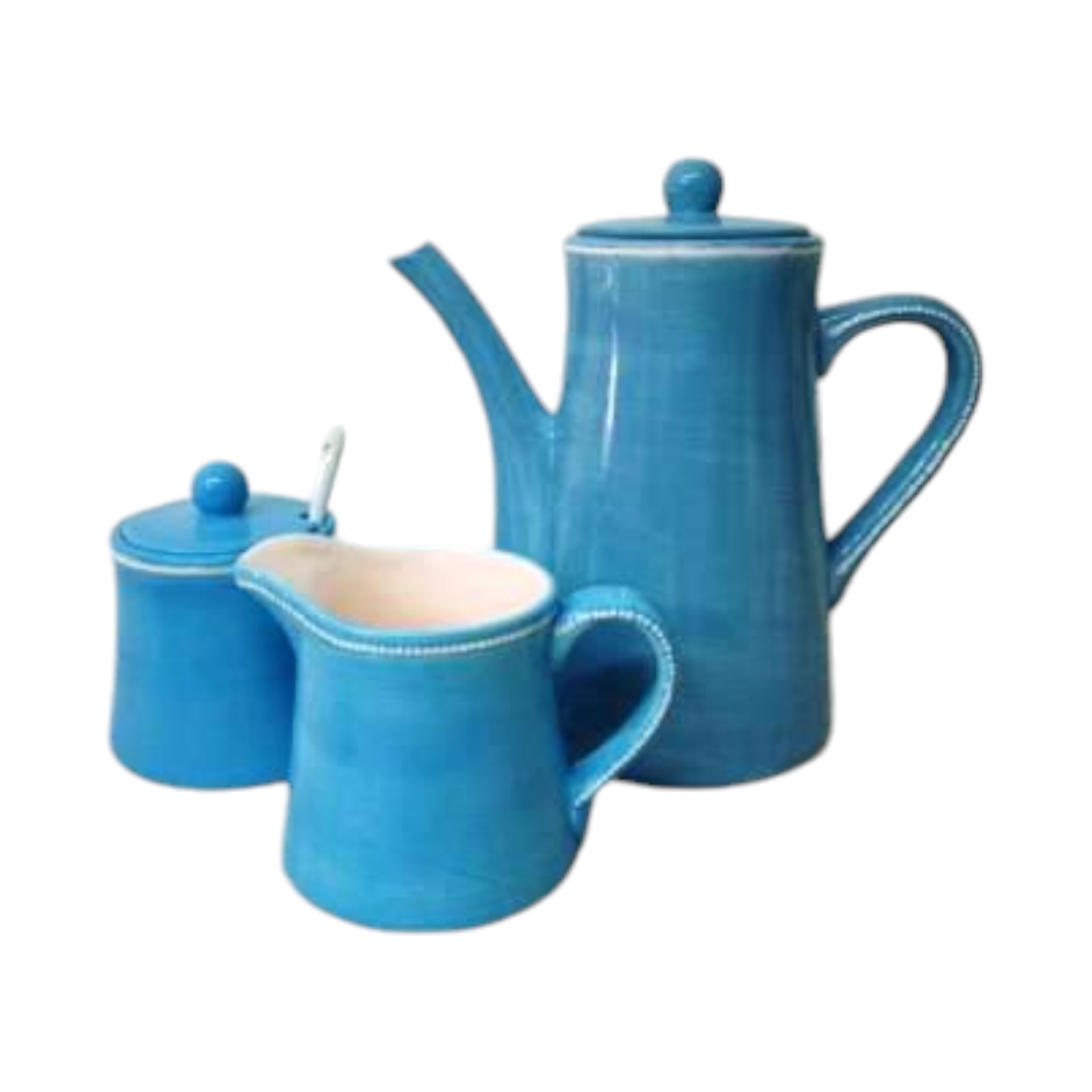 RP Teekanne m. Henkel u. Deckel blau Darstellung von RP Teekanne m. Henkel u. Deckel blau