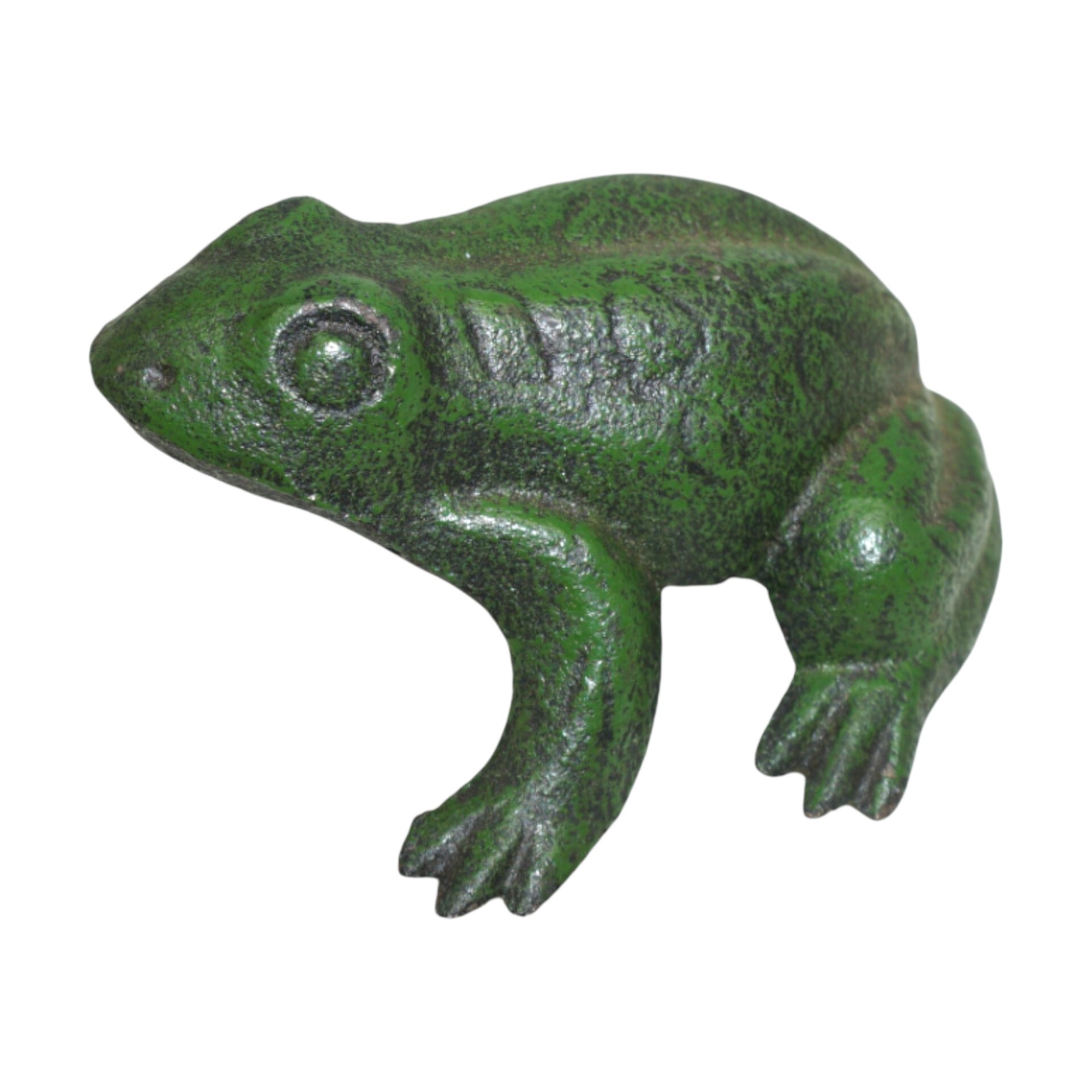 Darstellung von grüner Frosch flach