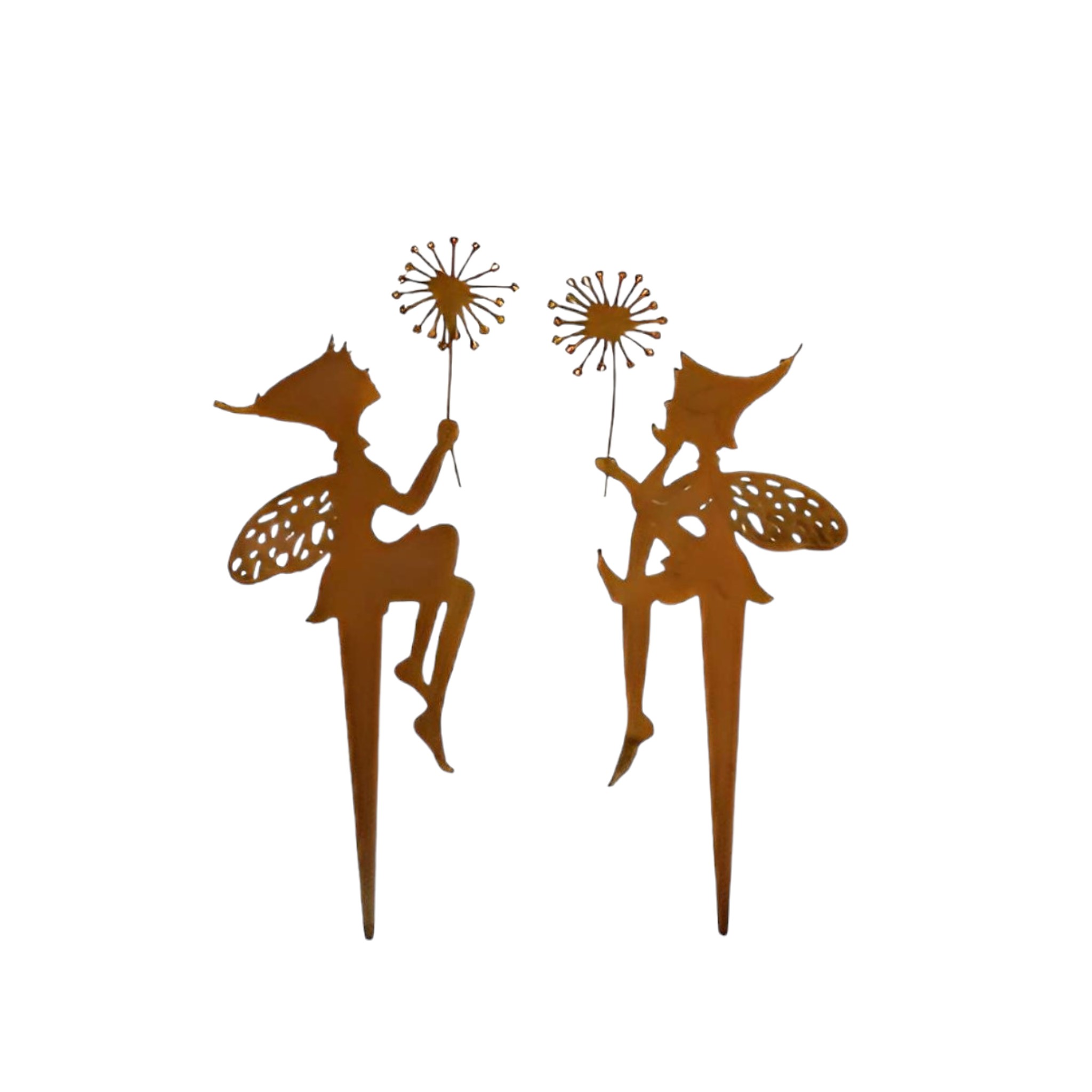 Elfenpin m. Pusteblume sort. Darstellung von Elfenpin m. Pusteblume sort.