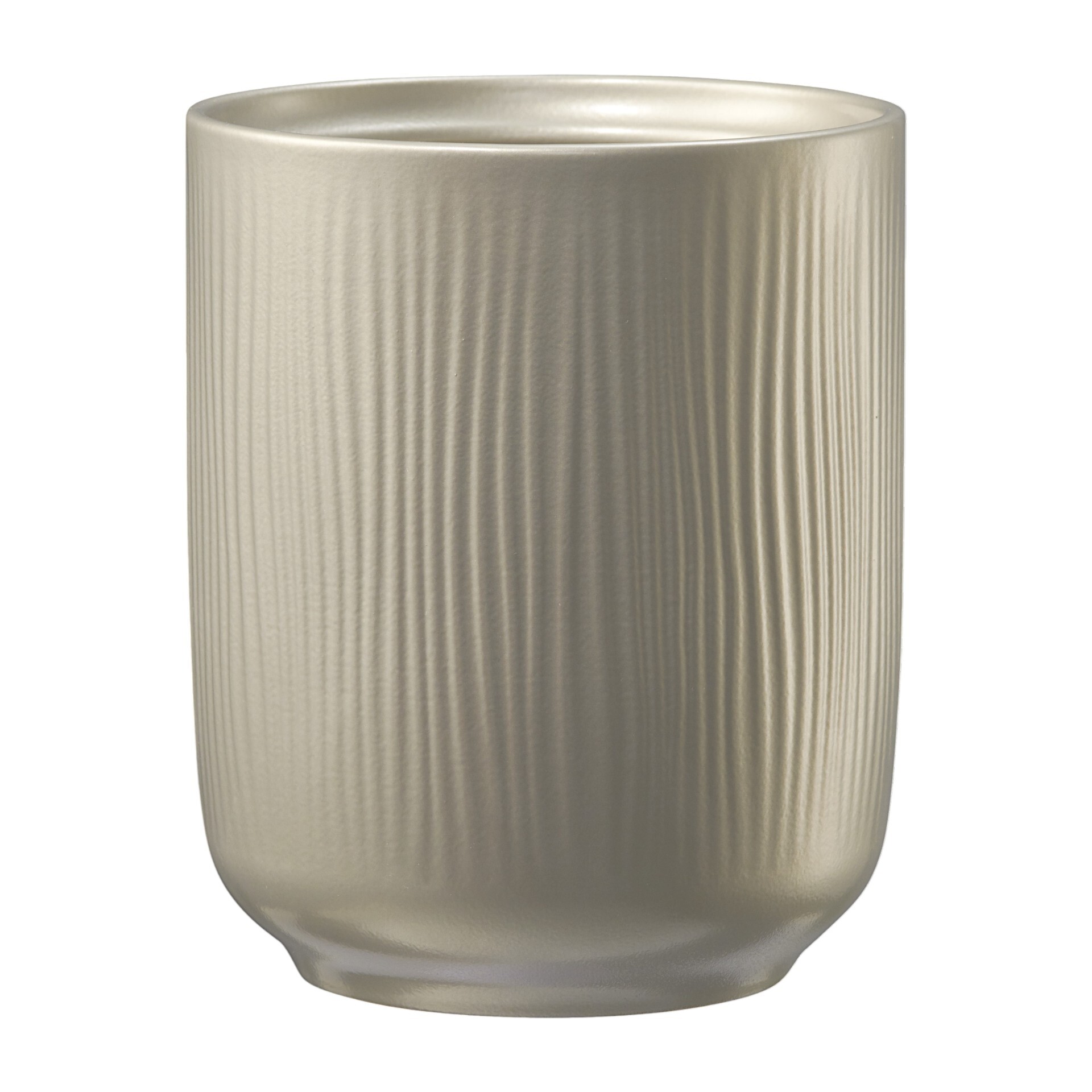 Darstellung von Orchideenvase 15 greige metallic
