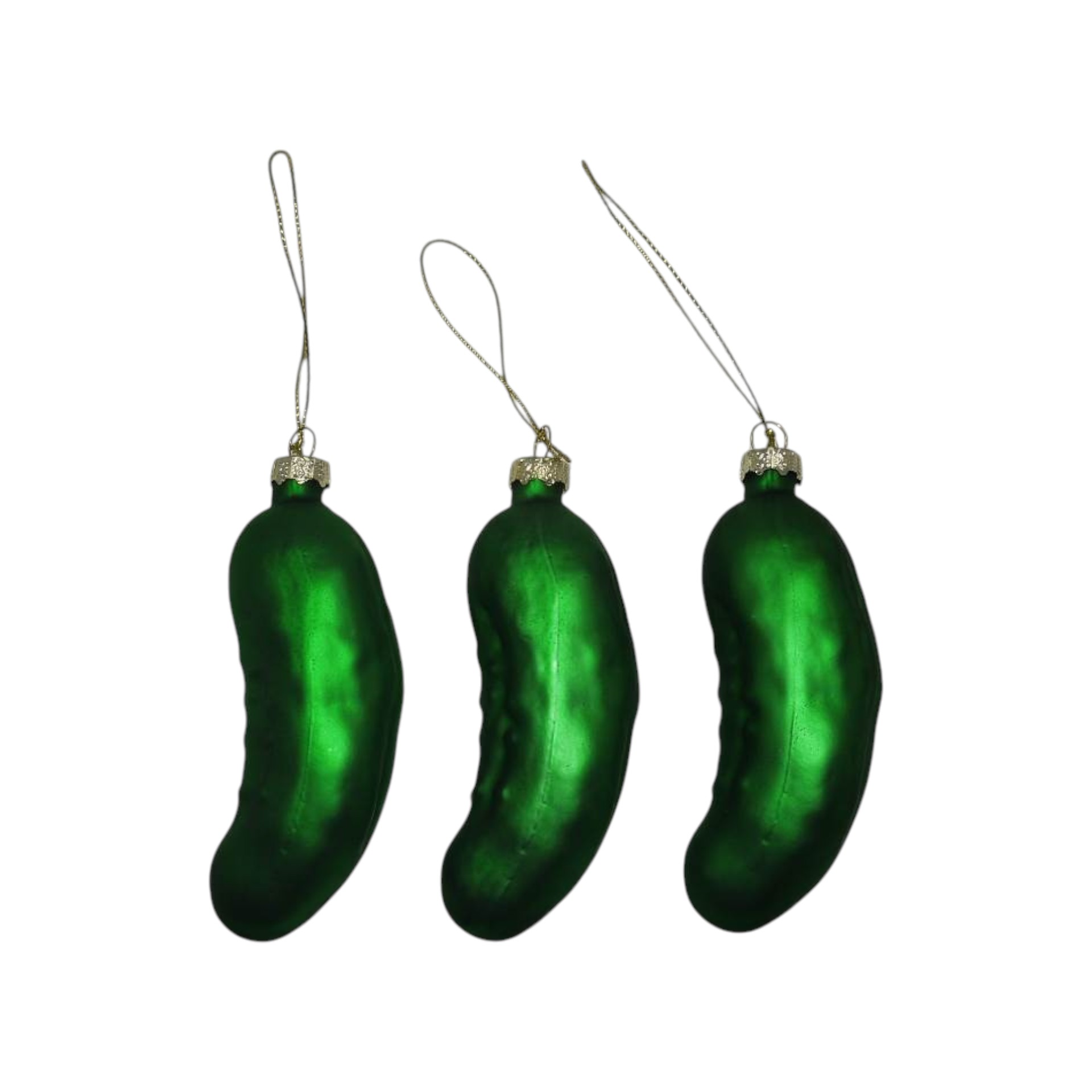 Glasgurken grün 3-tlg. in Box Darstellung von Glasgurken grün 3-tlg. in Box