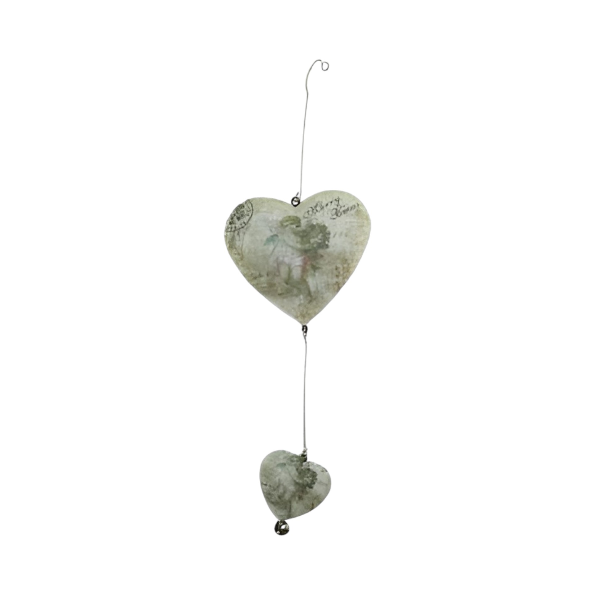 RP Herz mit Motiv Engel zum Hängen Darstellung von RP Herz mit Motiv Engel zum Hängen