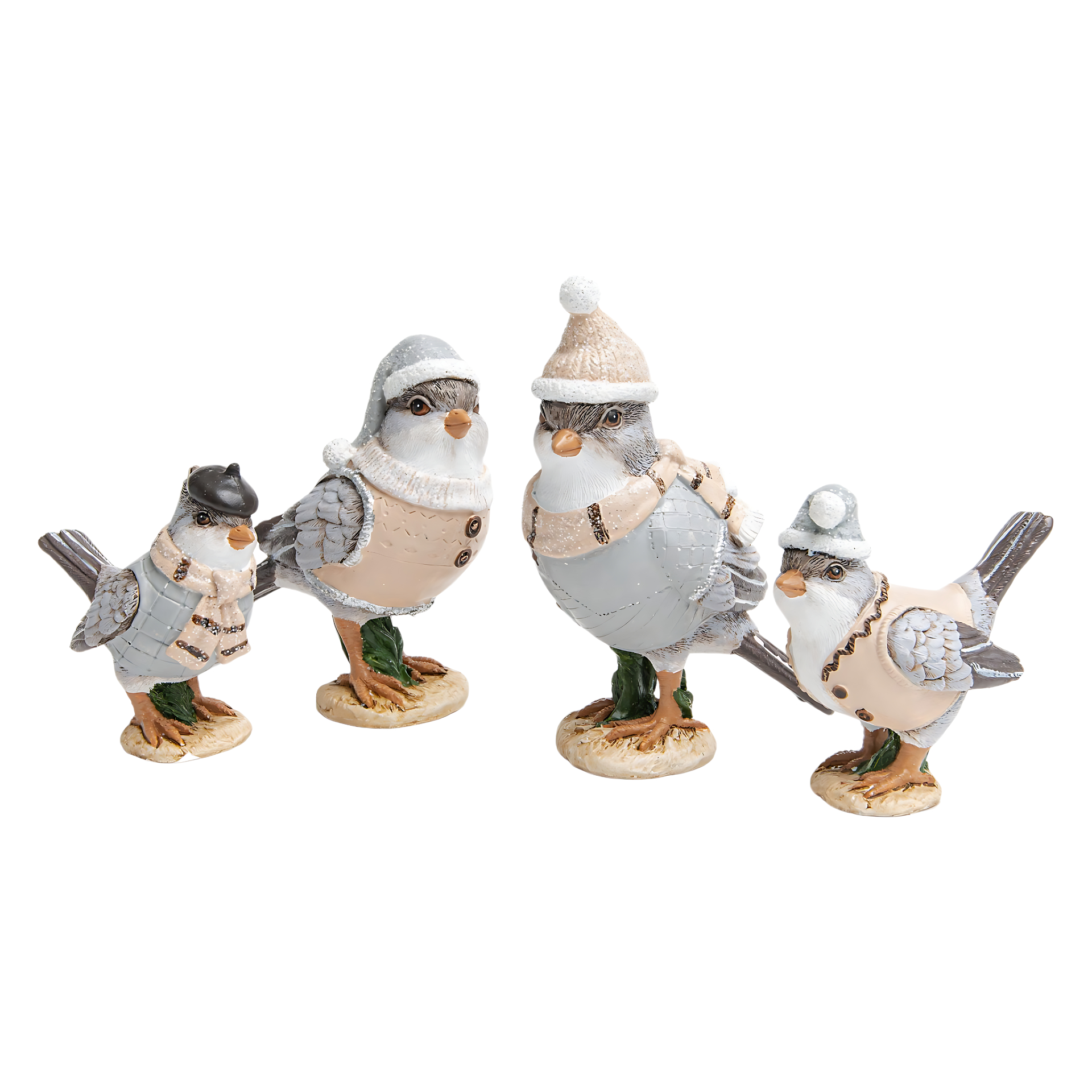 Darstellung von Vogel klein mit Haube/ Mütze