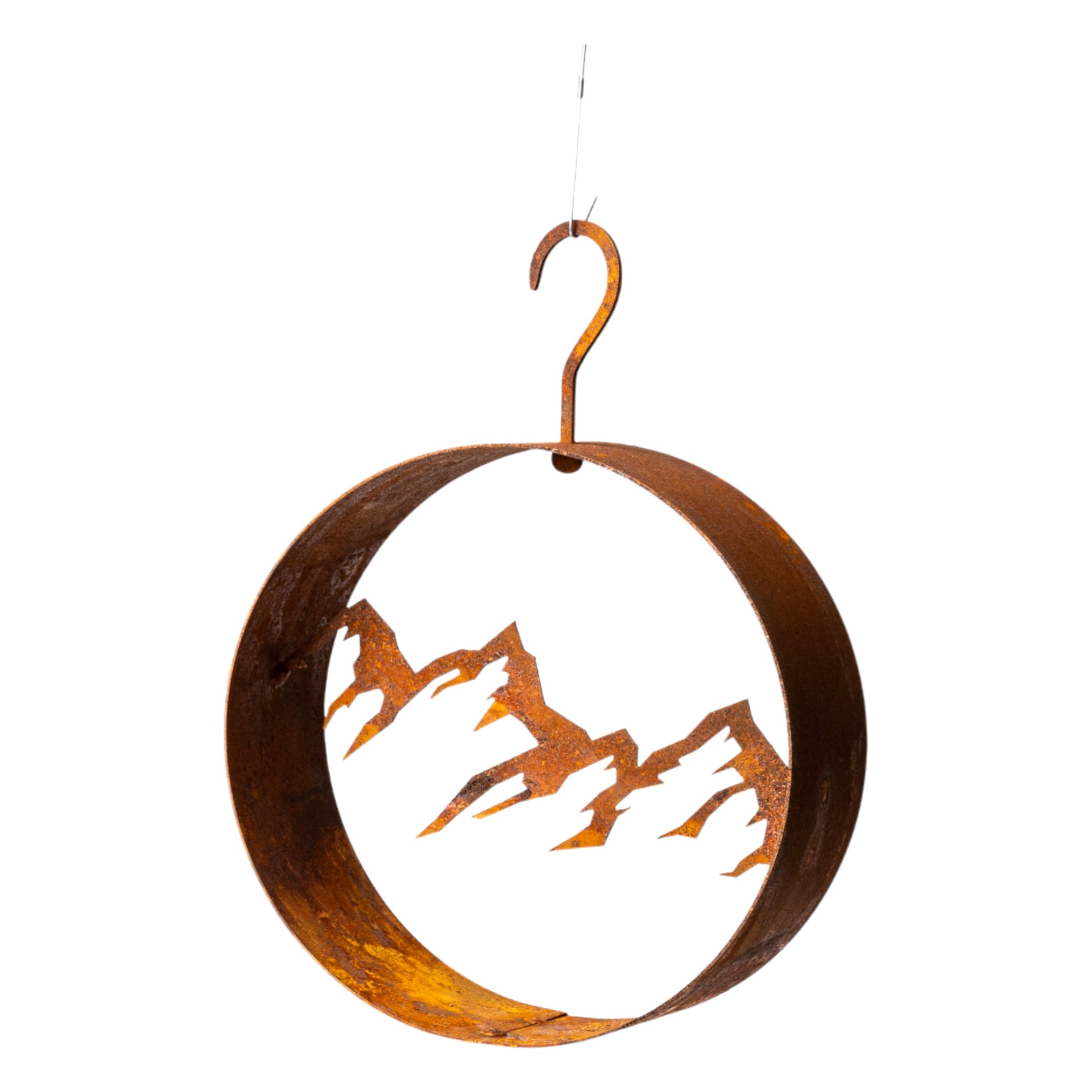 Ring breit mit Berge zum Hängen Darstellung von Ring breit mit Berge zum Hängen