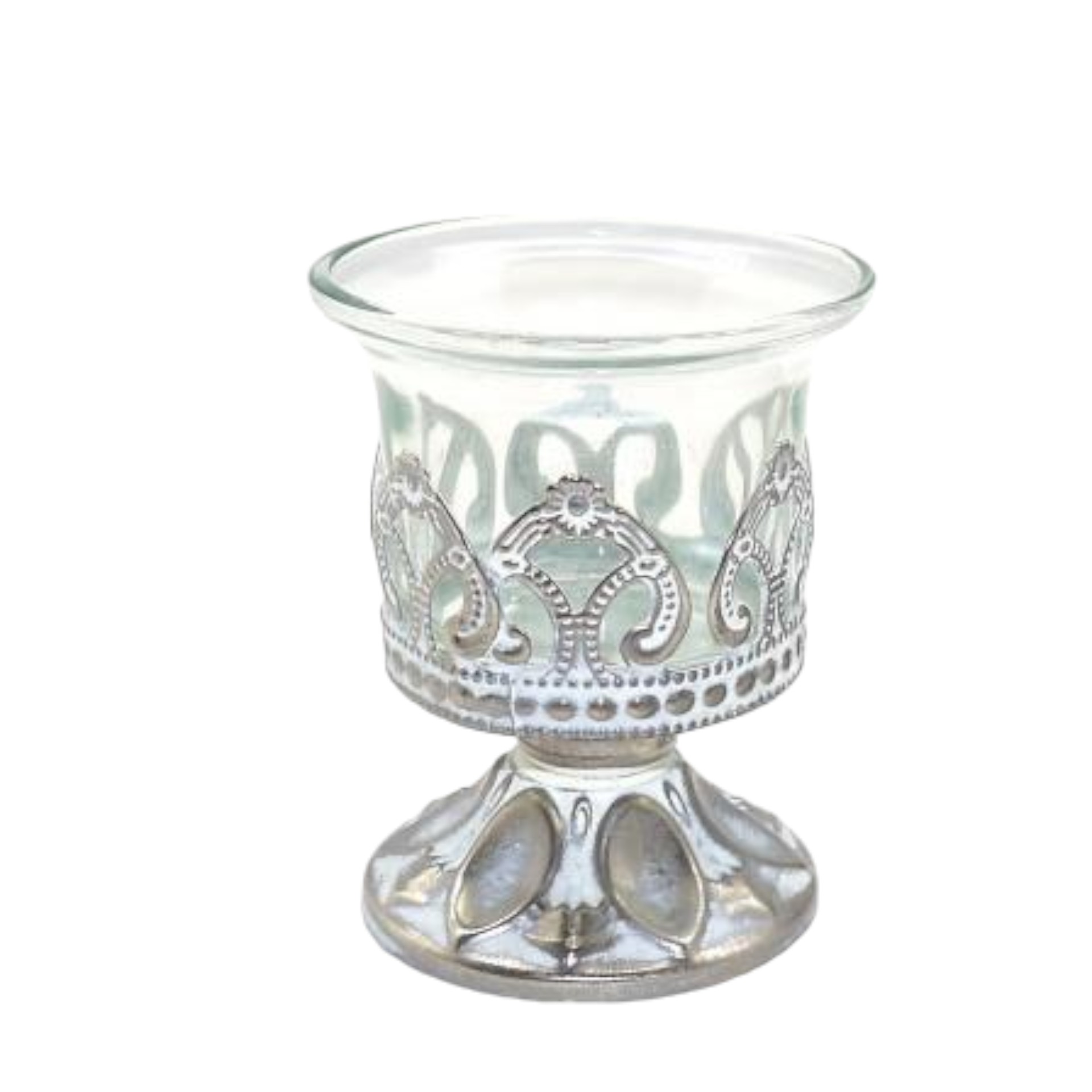 Darstellung von RP Teelichthalter silber 6,5x6,5x8 cm