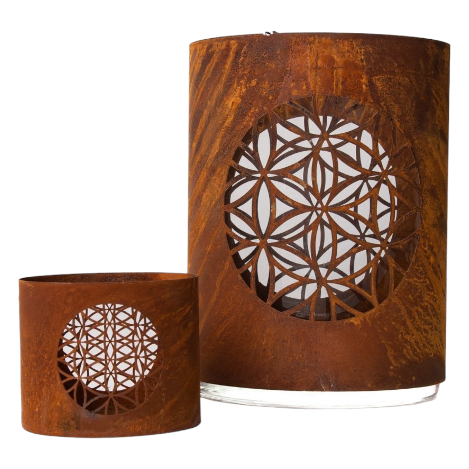 Windlicht Mandala 1 Seite m. Glas Darstellung von Windlicht Mandala 1 Seite m. Glas