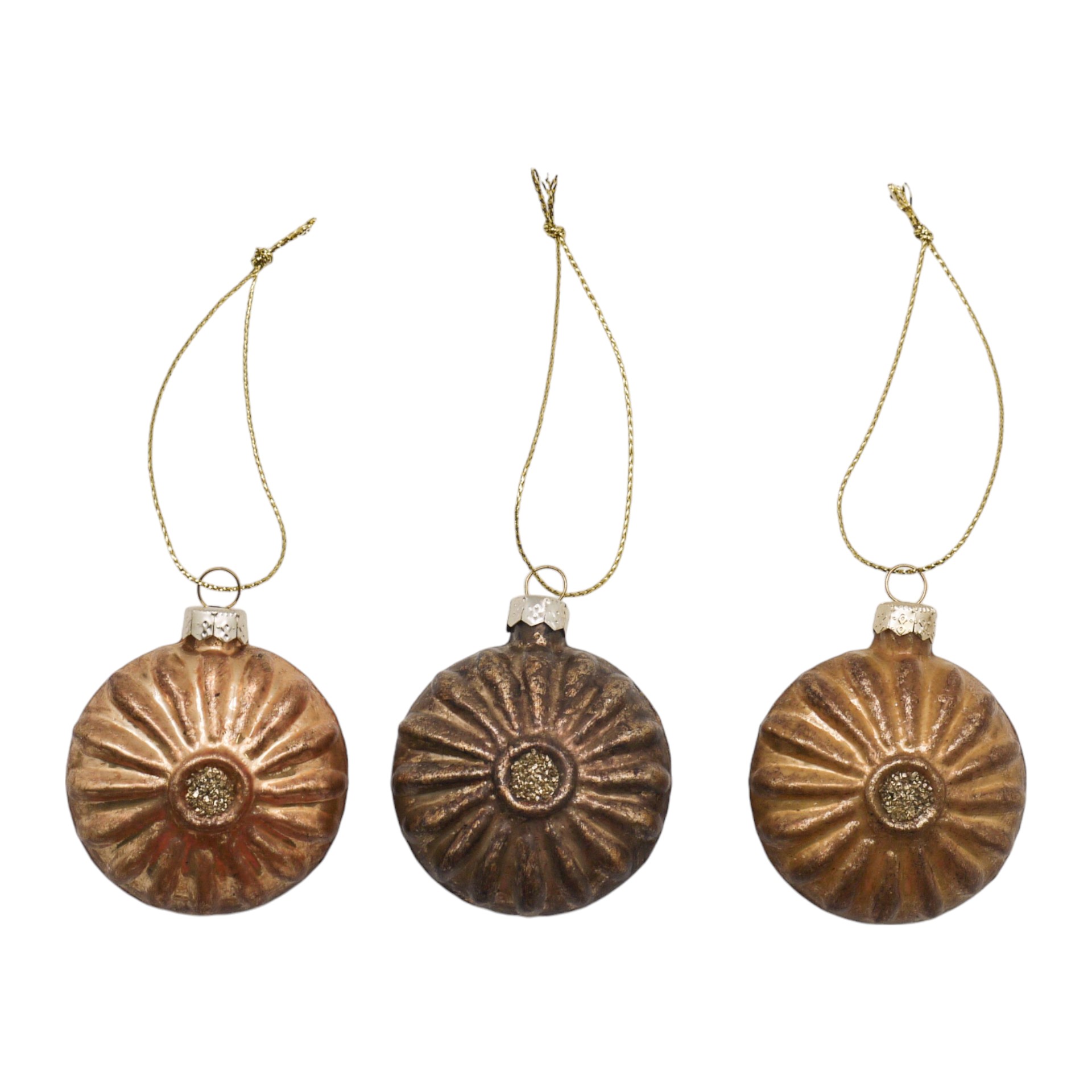 Glasscheibe gold/braun sortiert Darstellung von Glasscheibe gold/braun sortiert