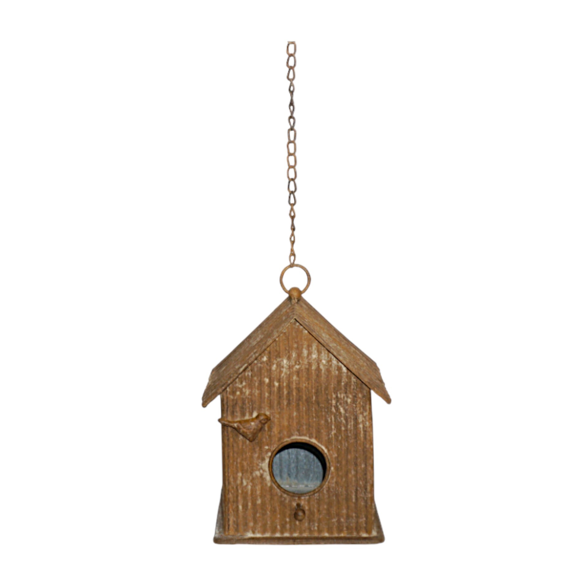 Darstellung von Vogelhaus eckig senf