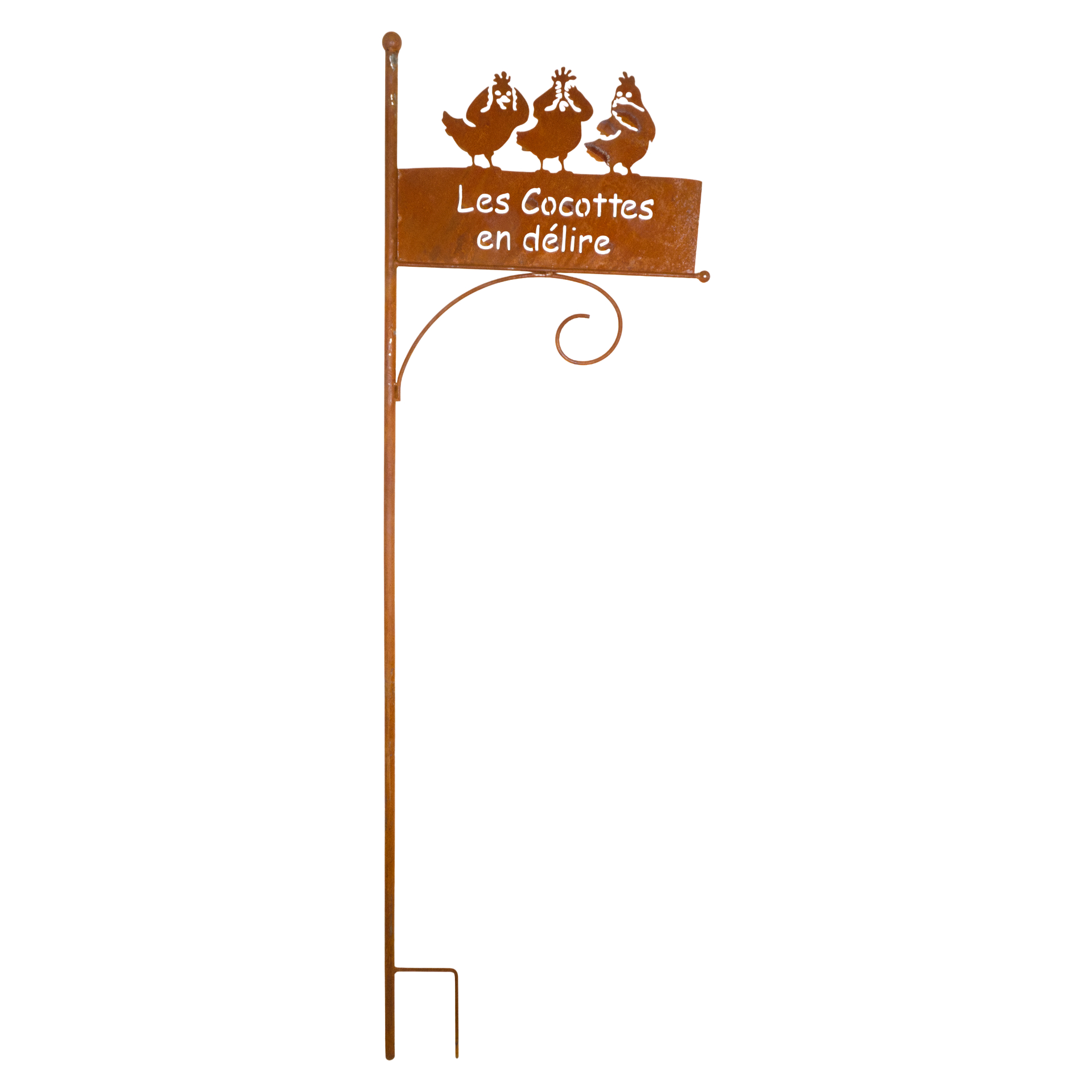 Darstellung von Ampelstange Tafel 3 Hühner Les Cocottes en delire