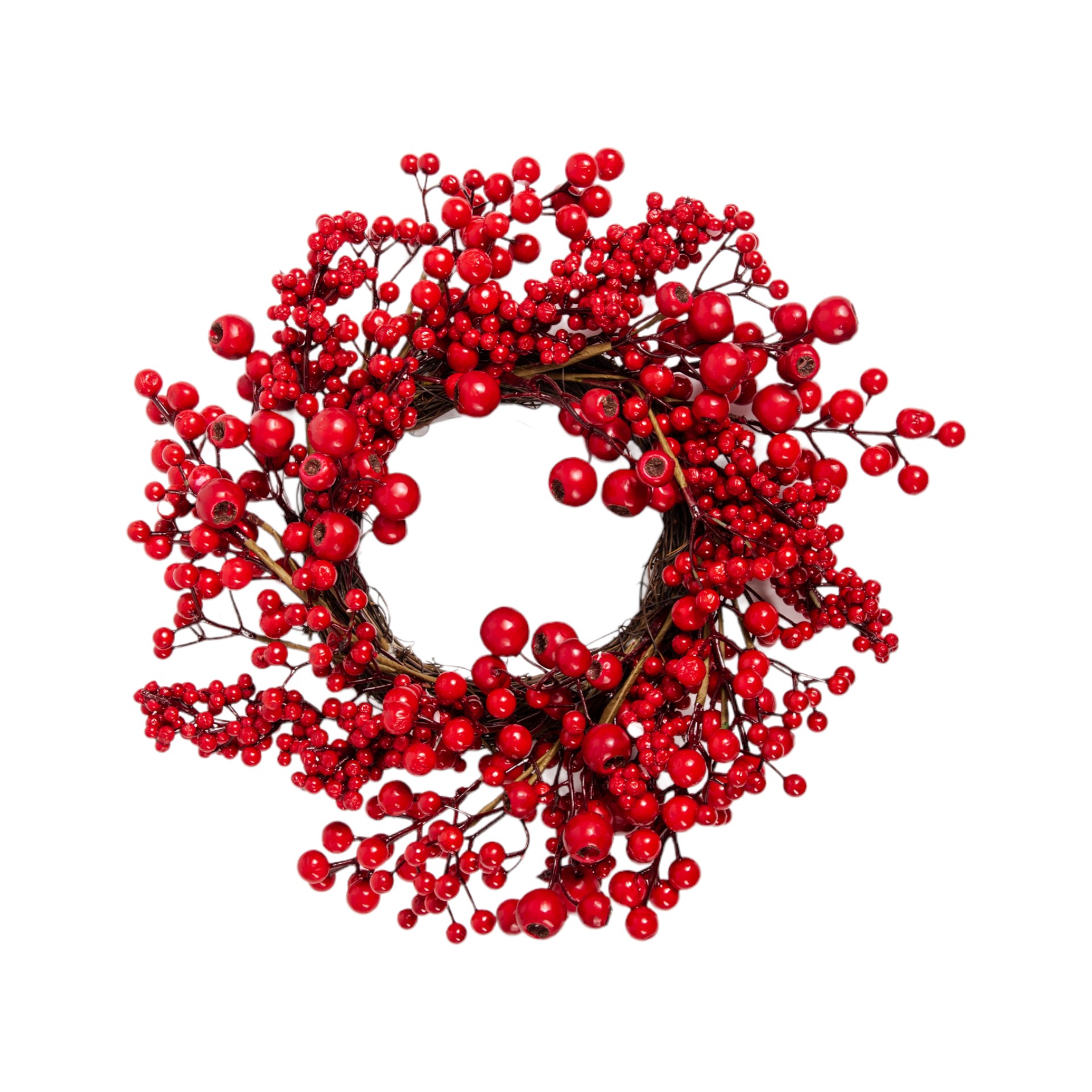 roter Beerenkranz natur gross Darstellung von roter Beerenkranz natur gross