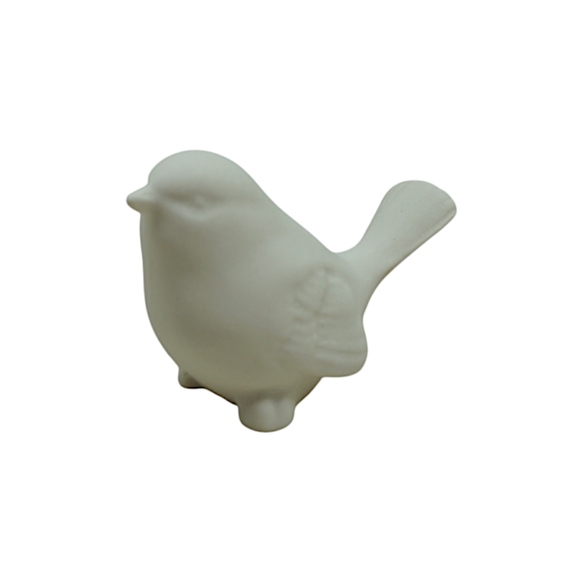 Darstellung von RP Minivogel weiss sortiert 7x3,5x5 cm