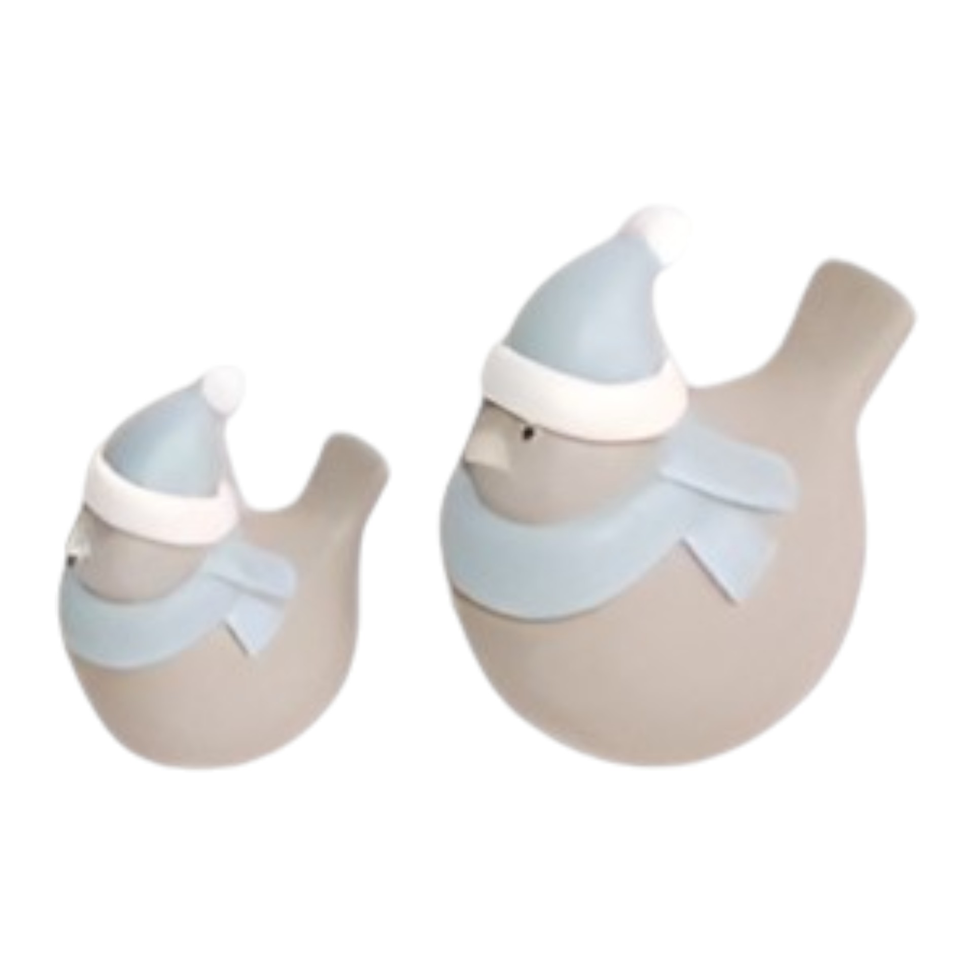 RP Keramikvogel klein graublau Darstellung von RP Keramikvogel klein graublau