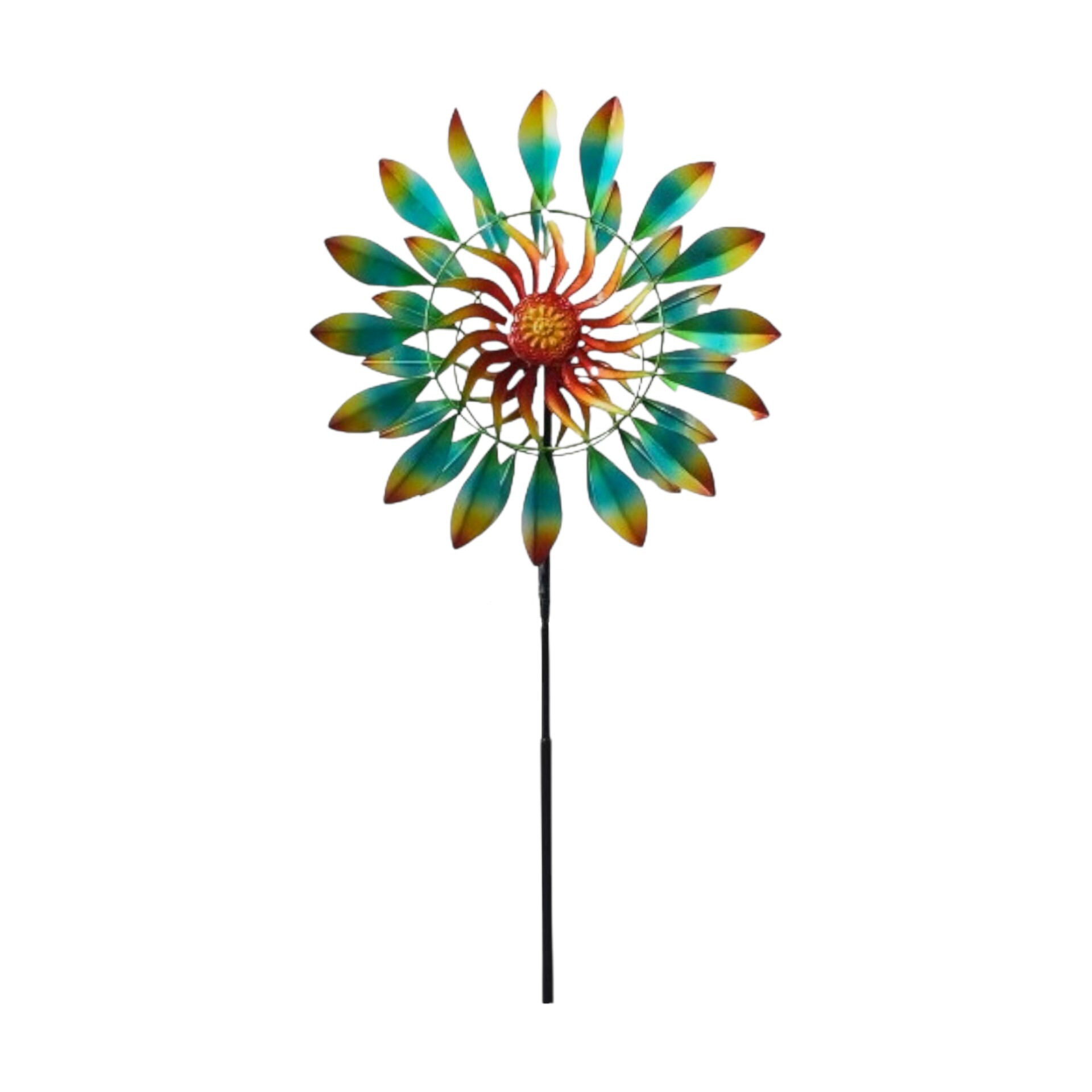 Darstellung von Propeller m. Sonne grün blau rot