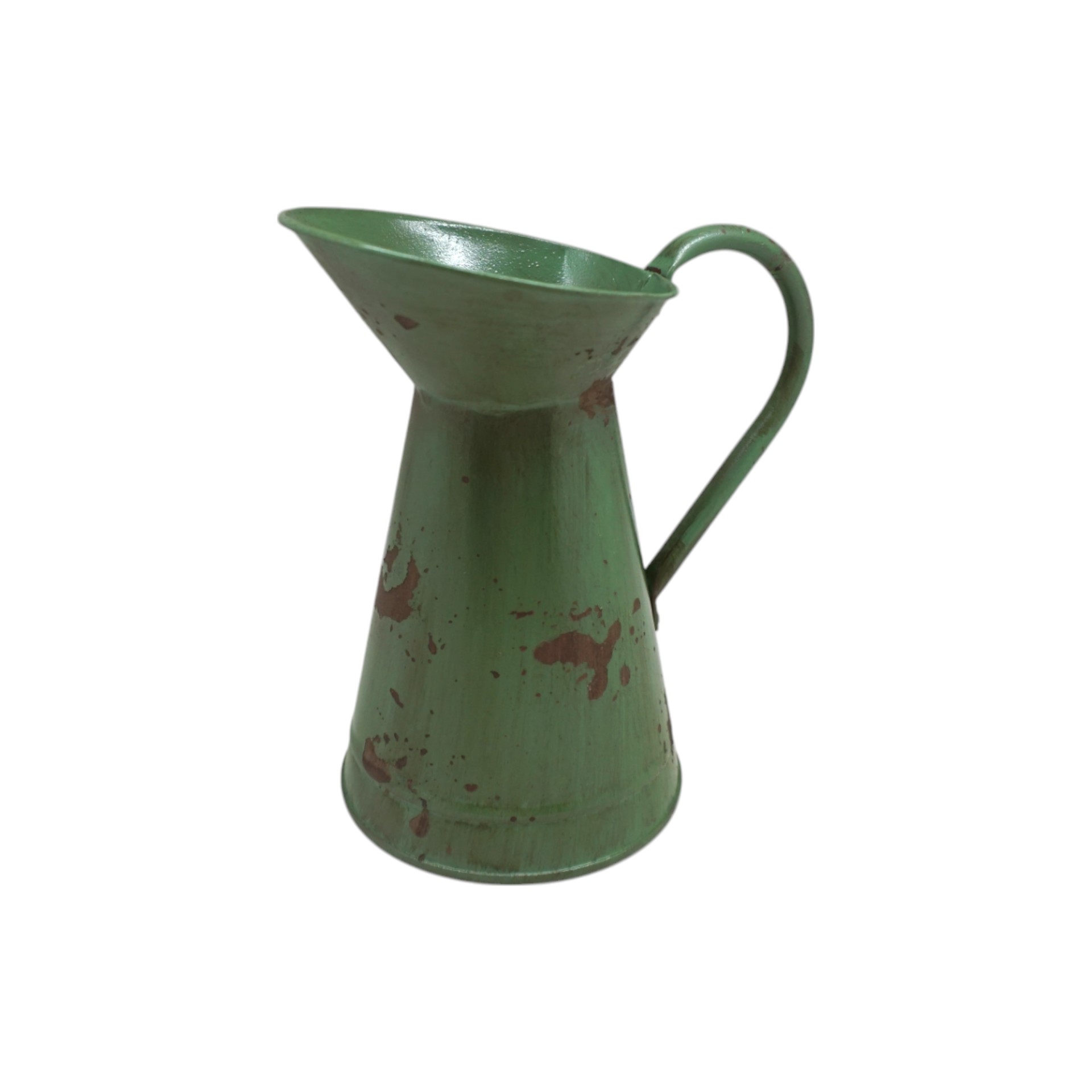 Darstellung von Kanne 1,1L verzinkt antikgrün klein