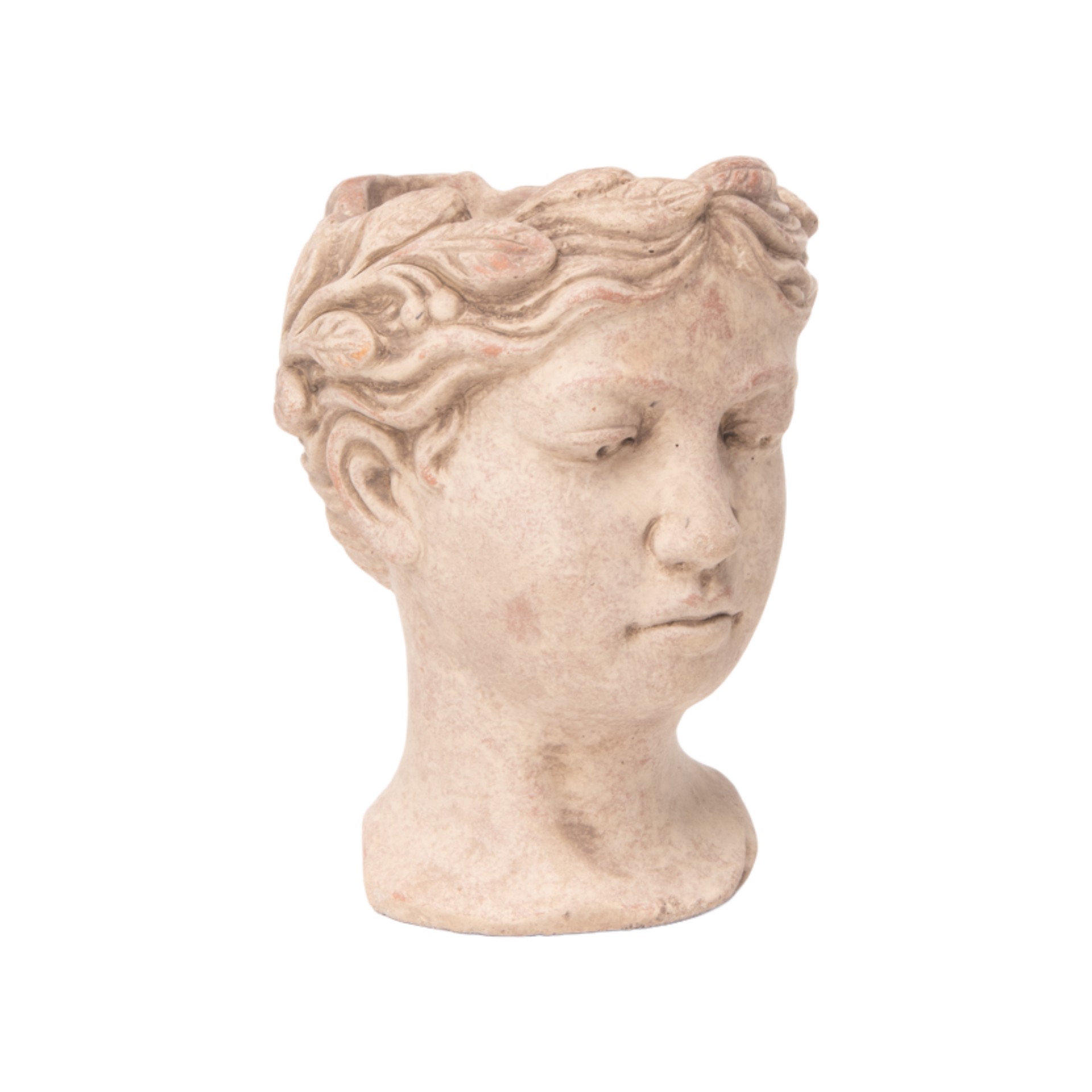 Pflanztopf Mädchenkopf Anja klein Darstellung von Pflanztopf Mädchenkopf Anja klein