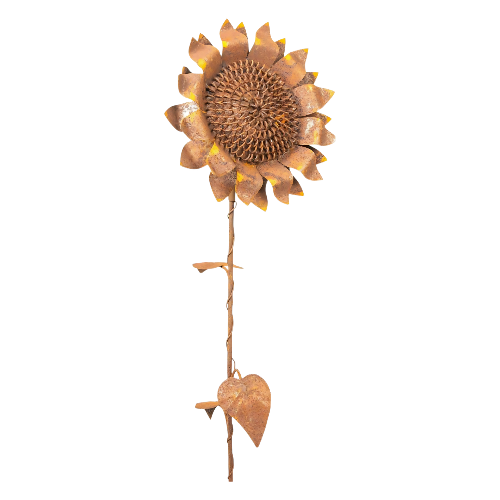 Darstellung von Sonnenblume z. Stecken rost, h= 114, d= 20 cm