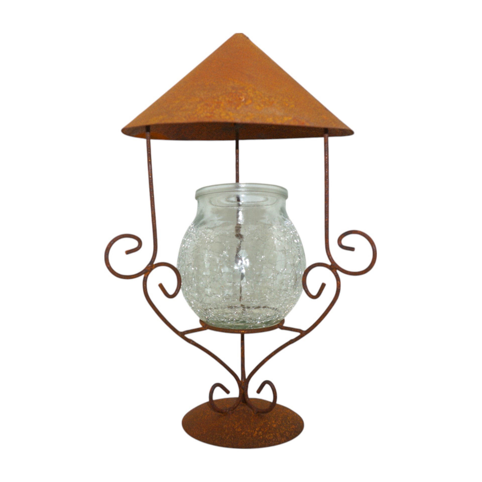 Darstellung von Vogelhaus/ Windlicht zum Stellen