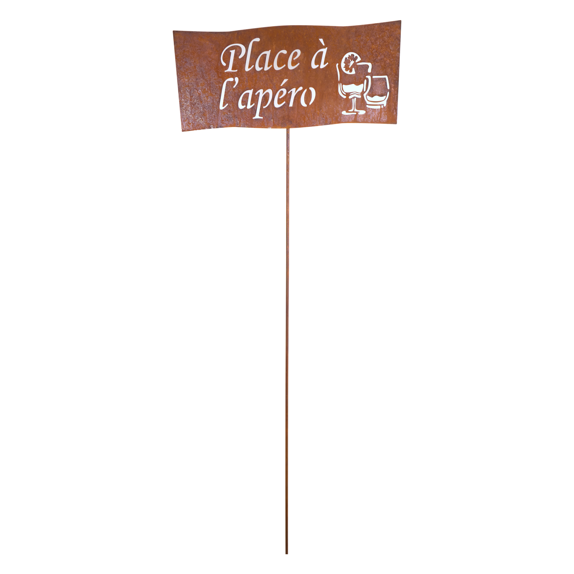 Darstellung von Tafel Place a l'apero auf Stab