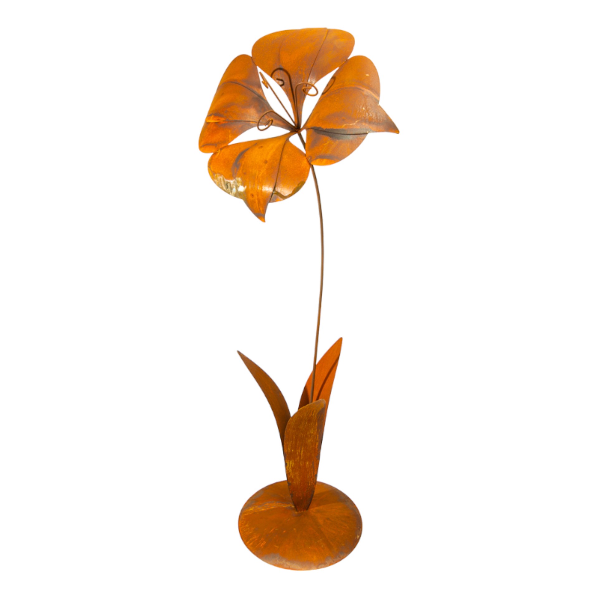 Darstellung von Malvenblüte einfach auf Platte