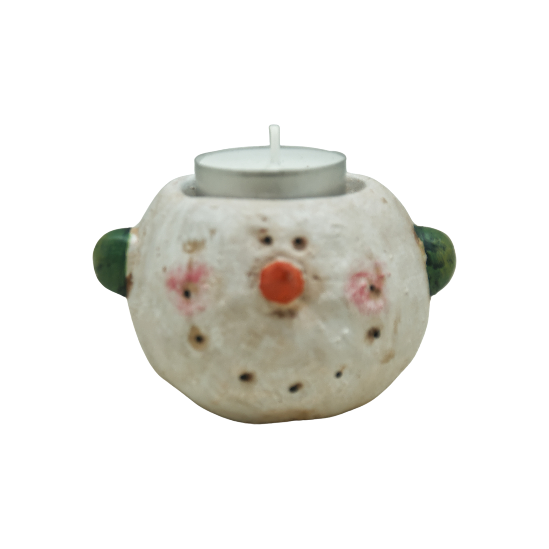 Darstellung von RP Teelichthalter Schneemann rund mini