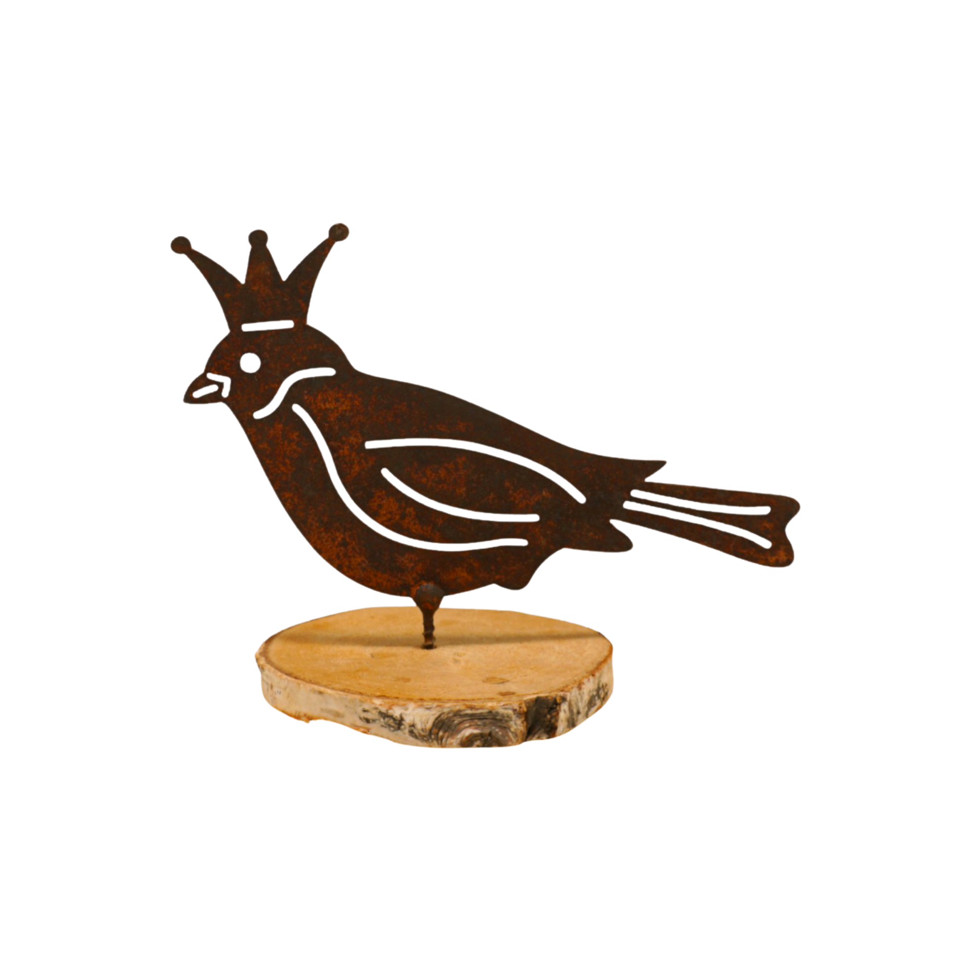 Darstellung von Vogelkönig m. Dorn rost klein