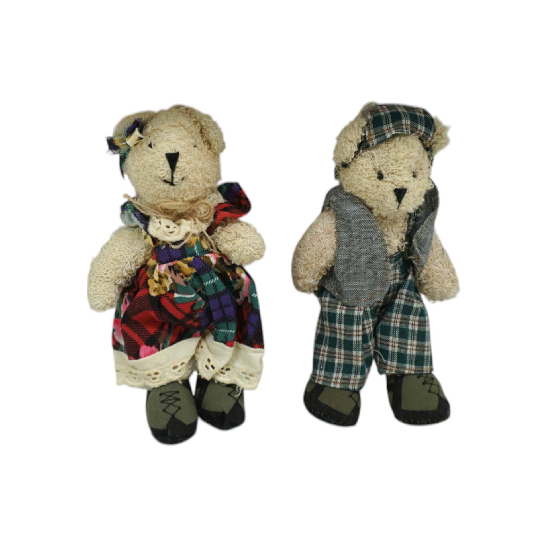 RP Bärenpaar hellgrün/ beige 15 cm 2er Set Darstellung von RP Bärenpaar hellgrün/ beige 15 cm 2er Set