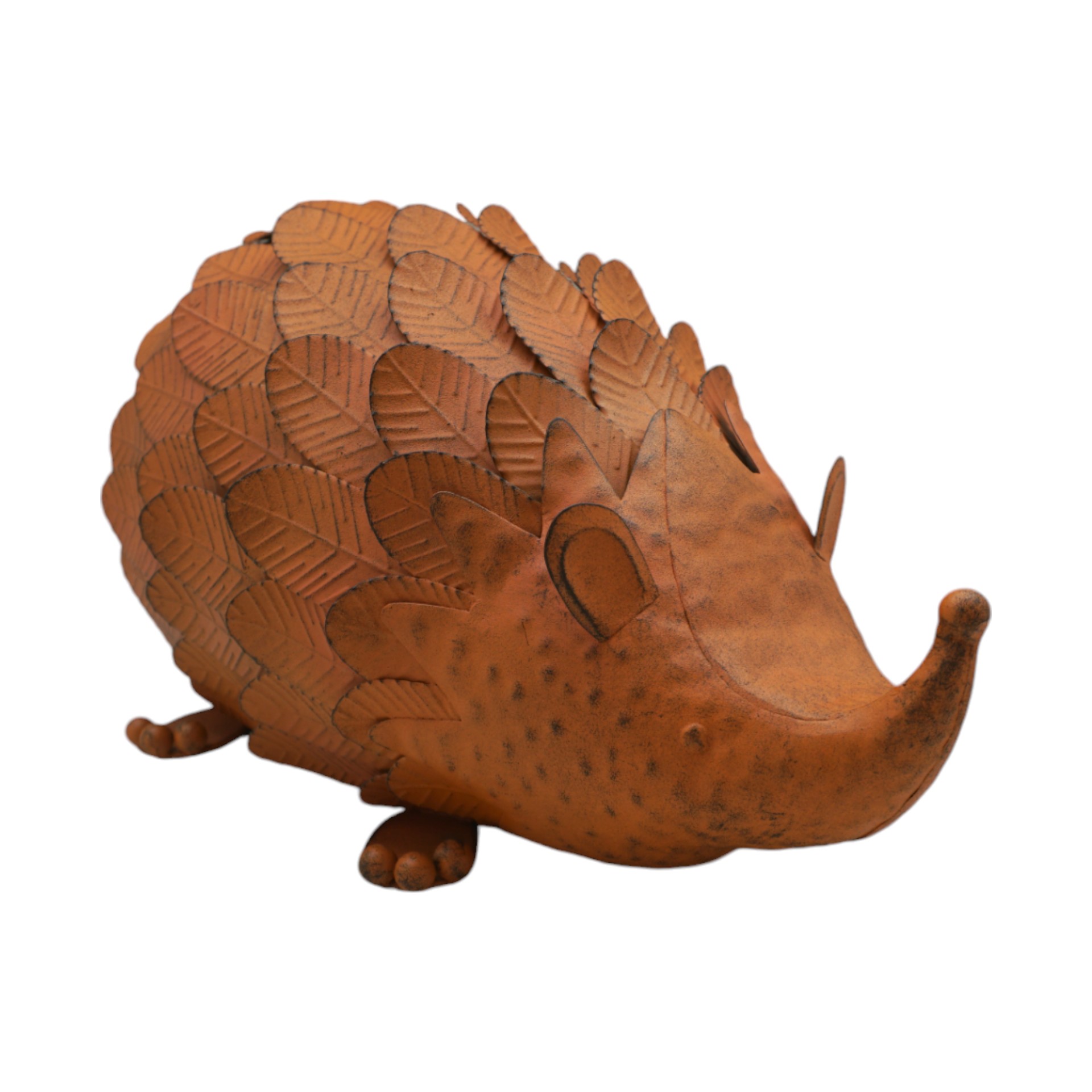 Darstellung von Igel Blattgewand rost