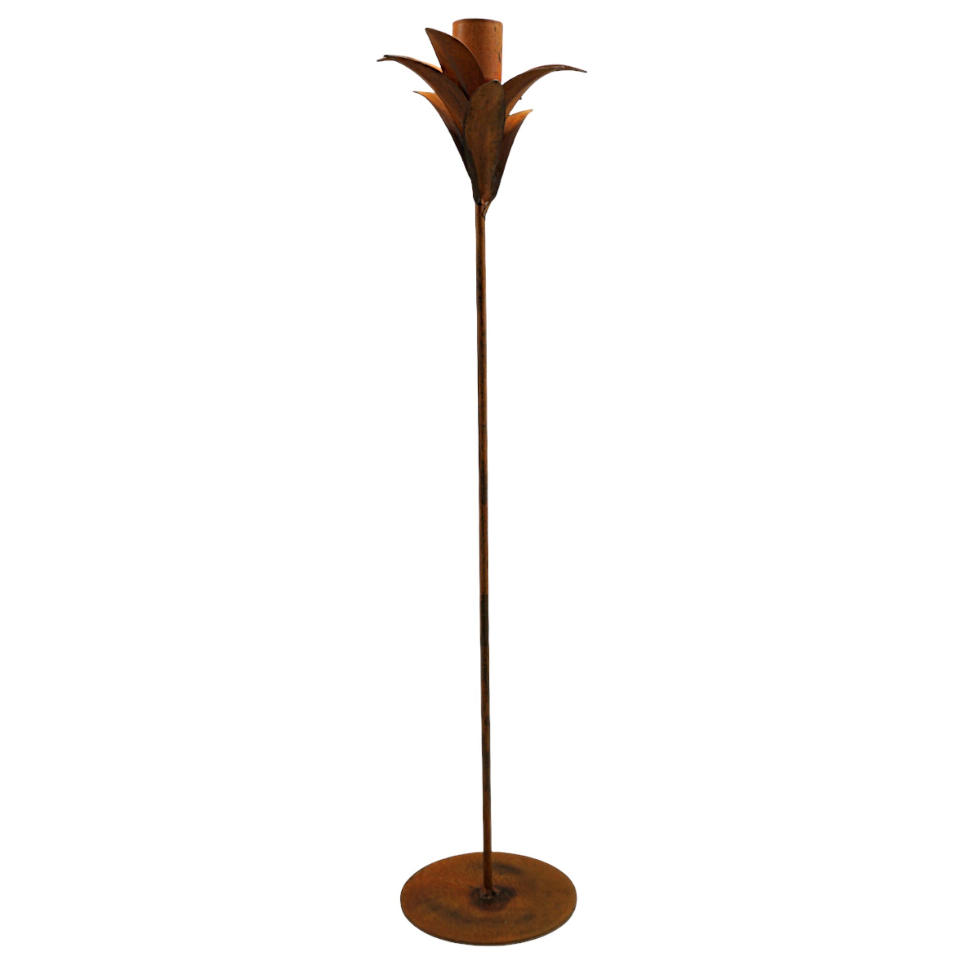 Darstellung von Kerzenhalter Blume gross a. Platte