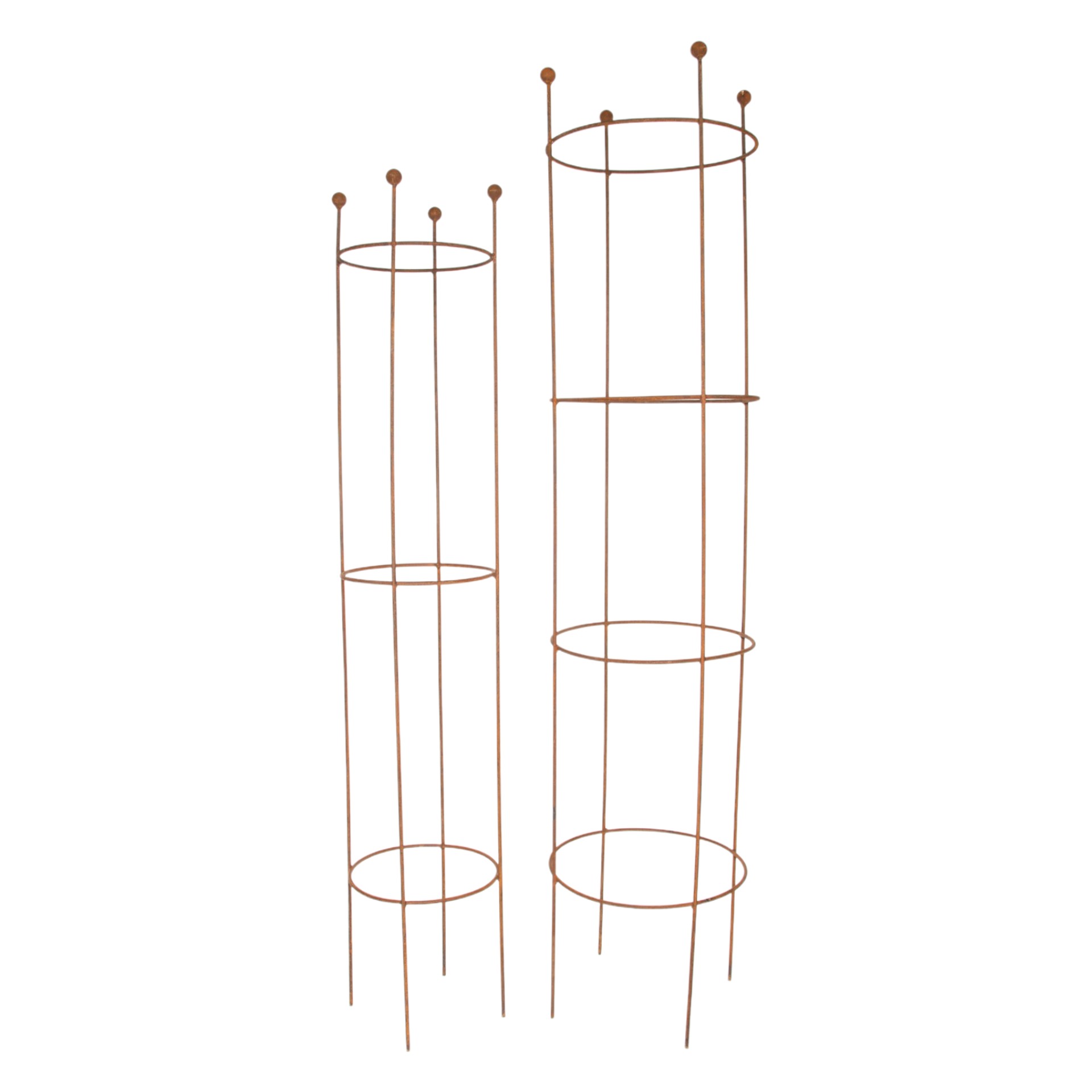 Rankhilfenset rund 2-tlg. mit Kugeln offen Darstellung von Rankhilfenset rund 2-tlg. mit Kugeln offen