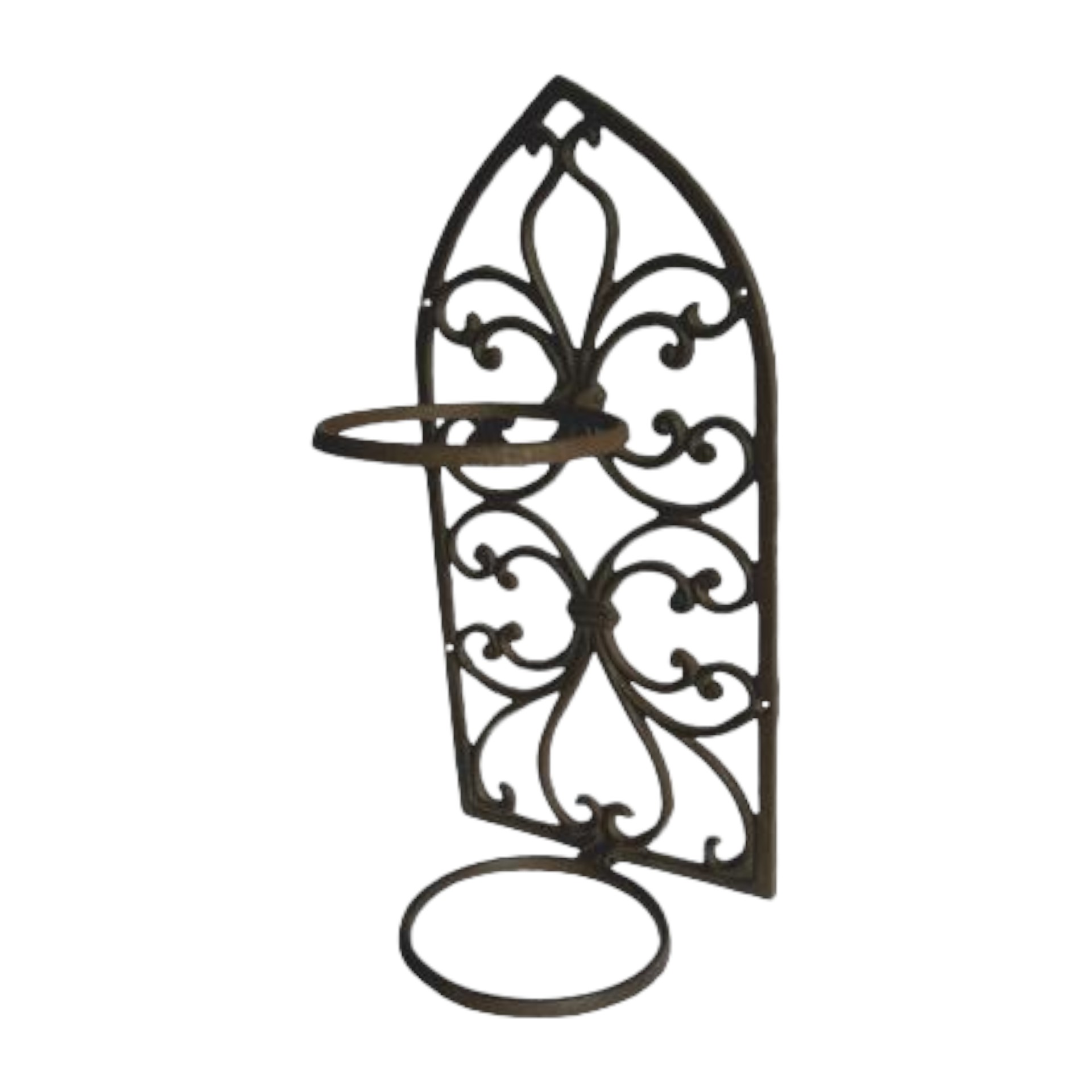 Wandornament mit 2 Ringe für Blumentopf Darstellung von Wandornament mit 2 Ringe für Blumentopf