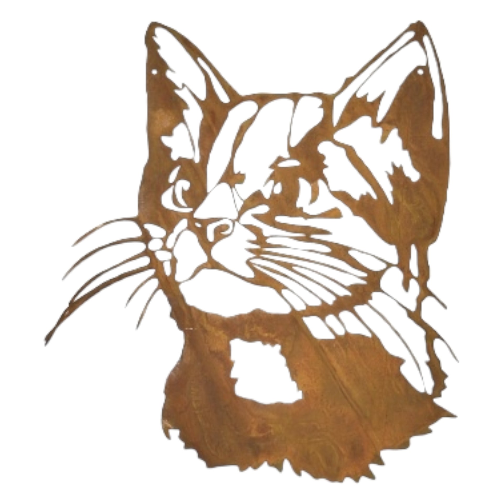 Darstellung von Katzenkopf klein zum Hängen