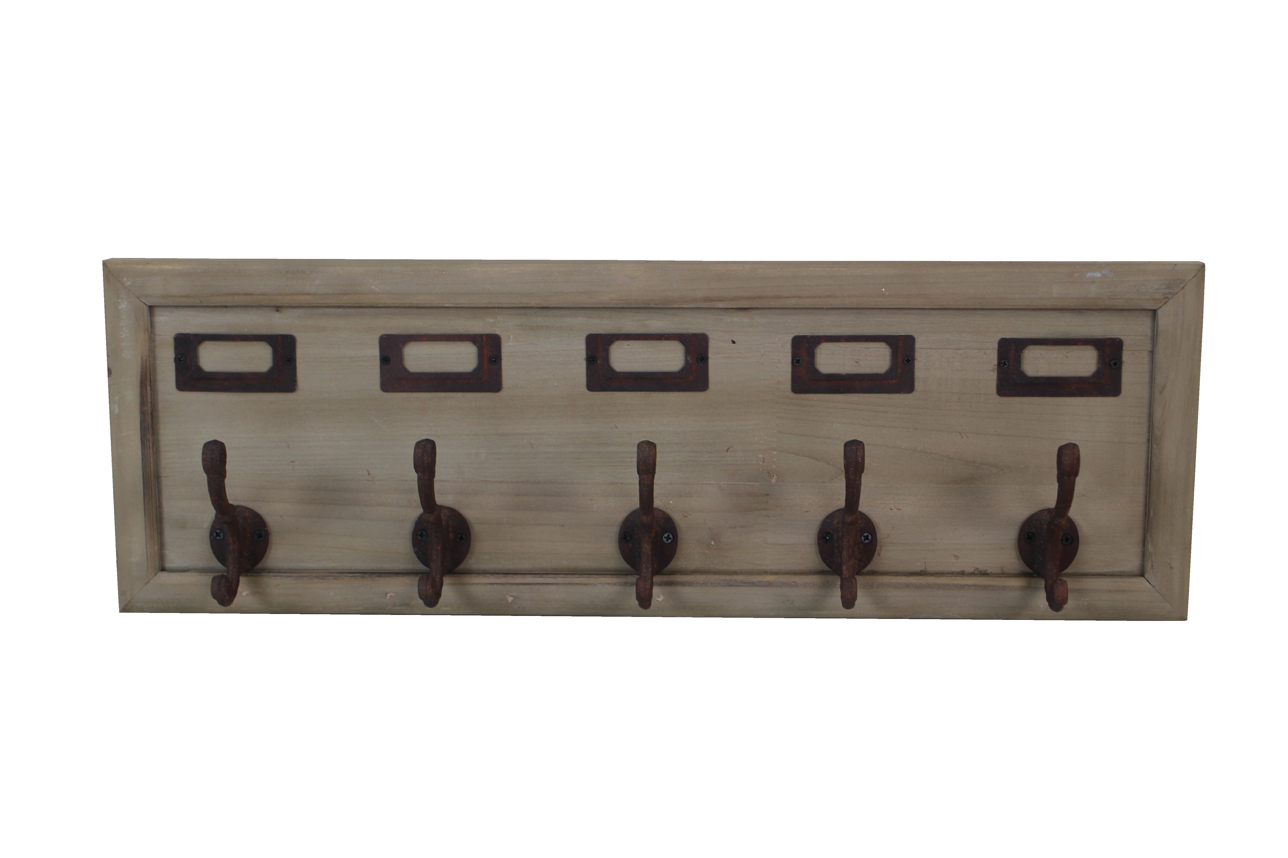 Darstellung von RP Wandbord mit 5 Haken