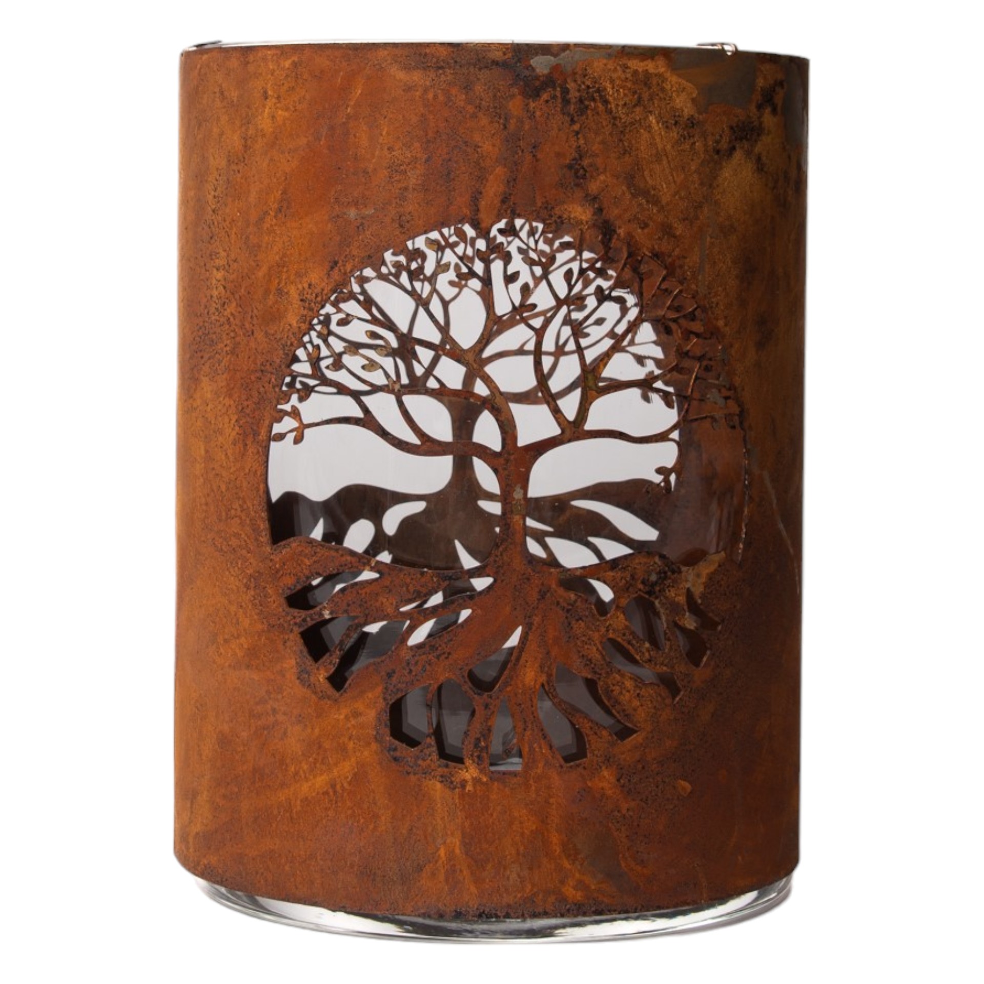 Windlicht mit Glas 20007 Baum 2 Seiten Darstellung von Windlicht mit Glas 20007 Baum 2 Seiten