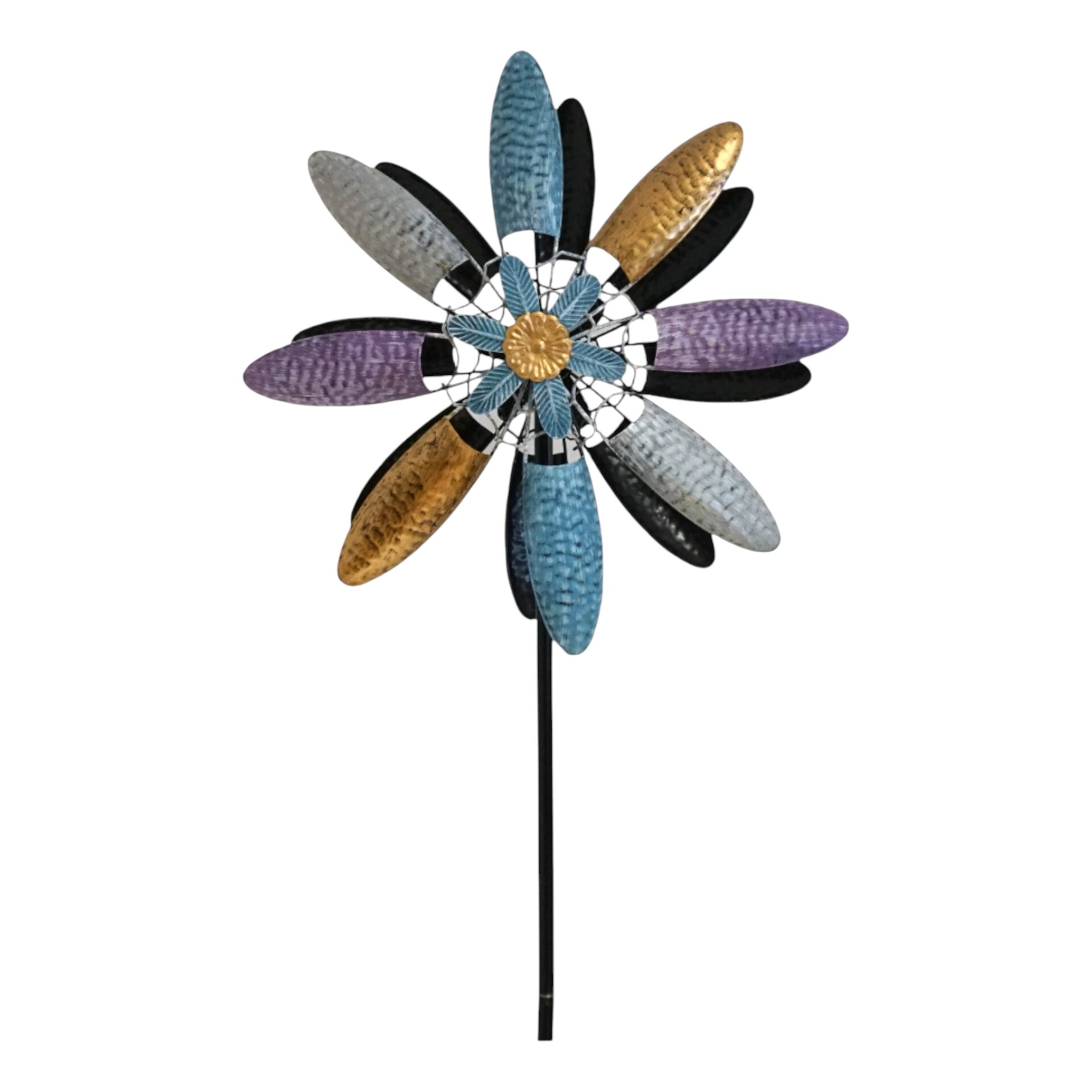 Darstellung von bunter Schraubenpropeller 8 Fächer