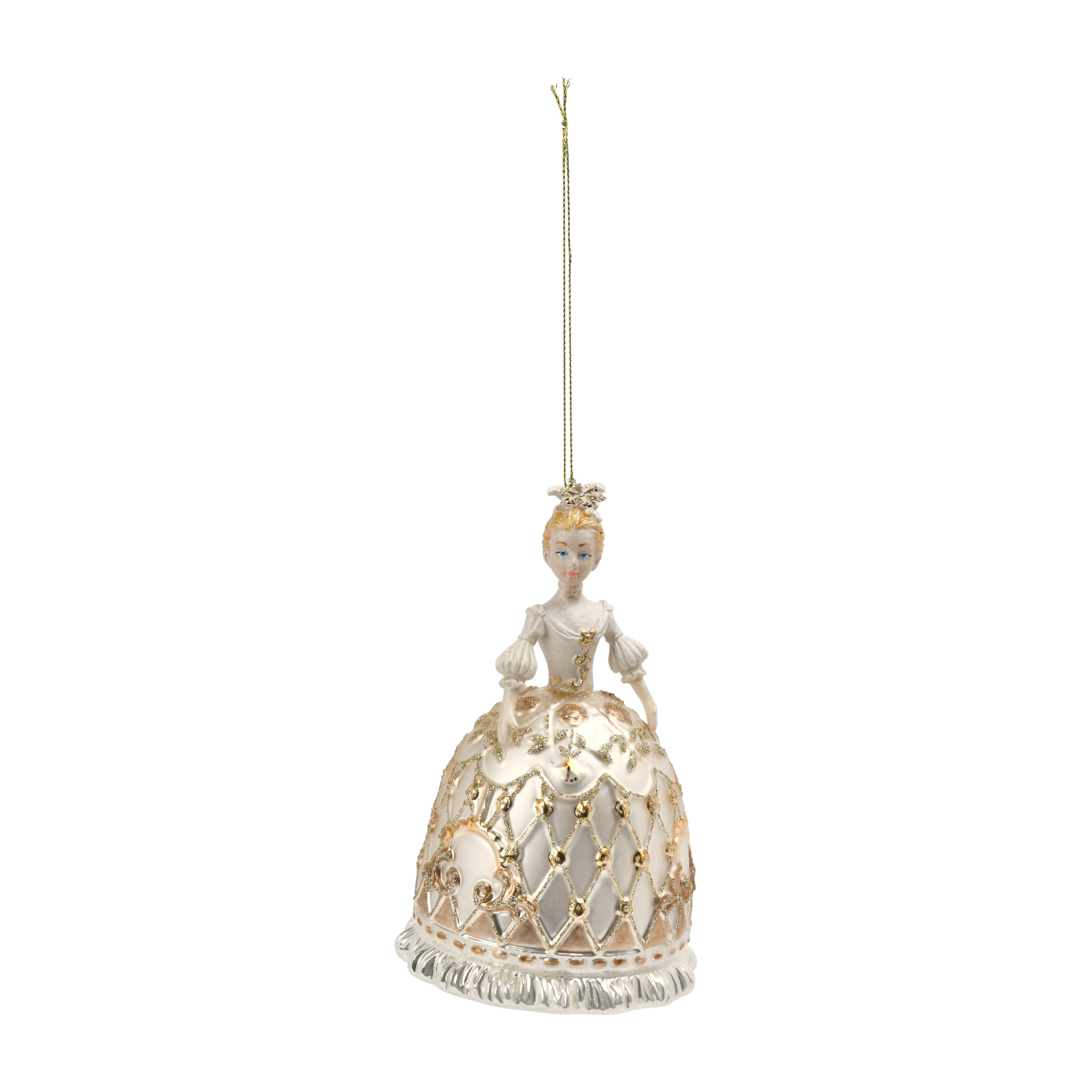 Darstellung von Sissi gold champagne z. Hängen Glas