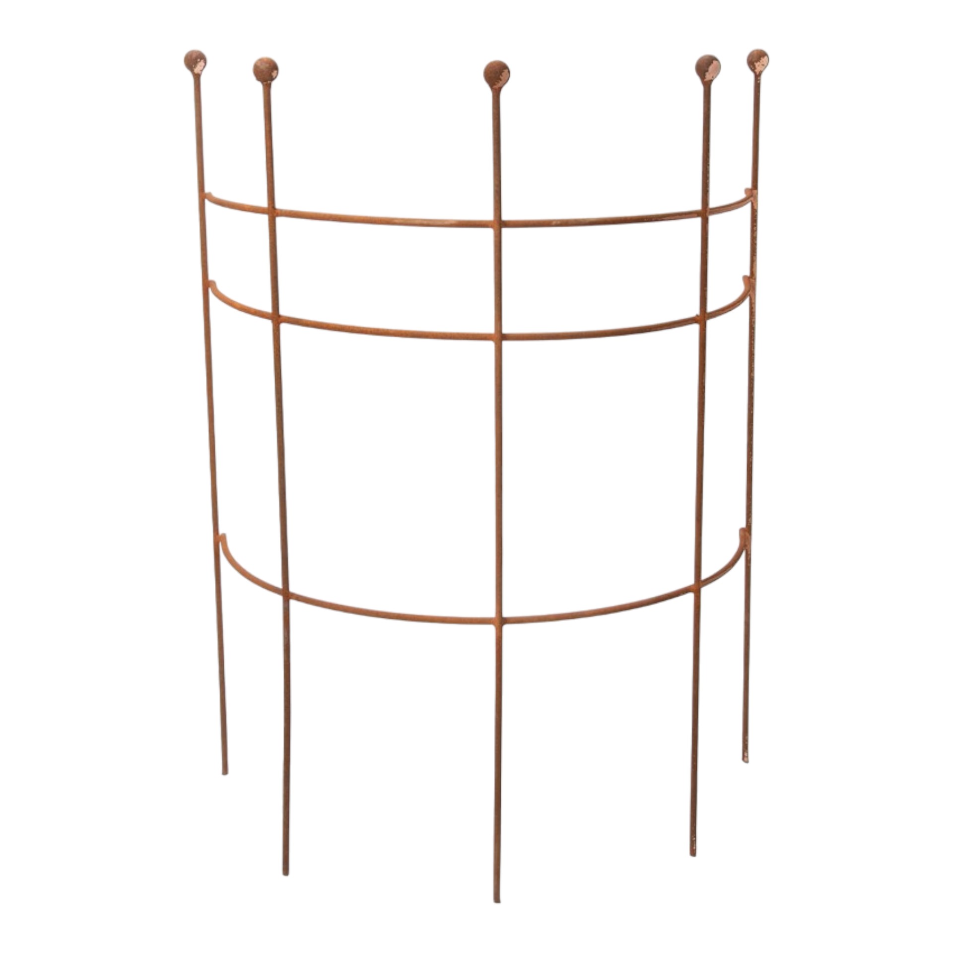 Rankgerüst halbrund mittel rost Darstellung von Rankgerüst halbrund mittel rost