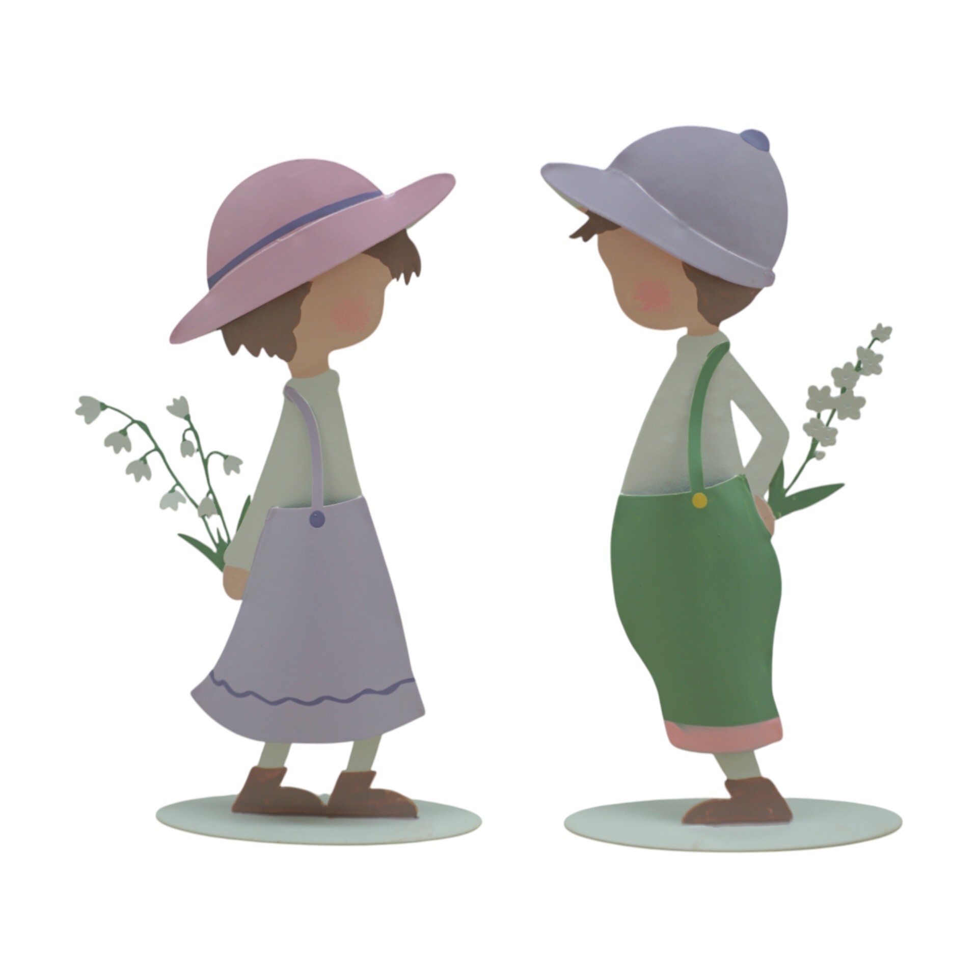 Darstellung von Blütenliebe pastel a. Platte gross sortiert