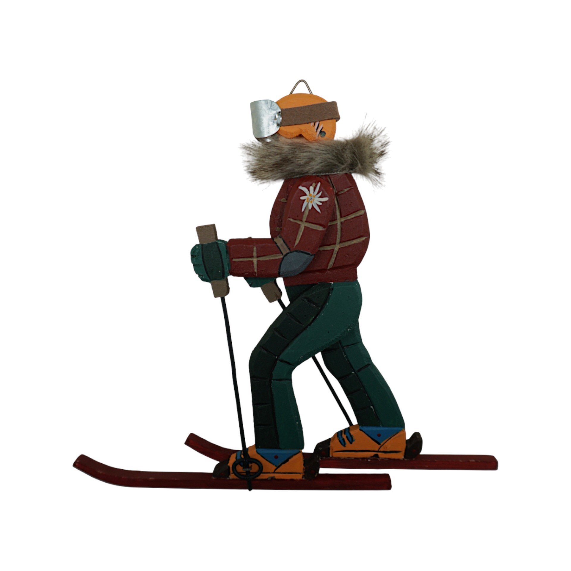 Darstellung von Skifahrer Wolfgang