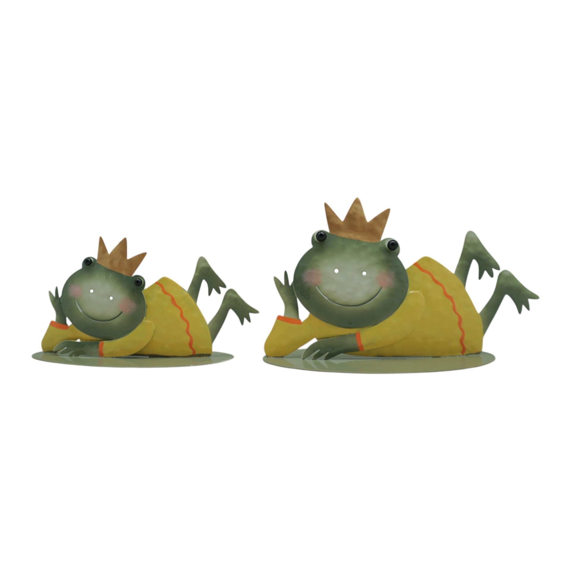 Darstellung von Froschkönig liegend m. Platte klein