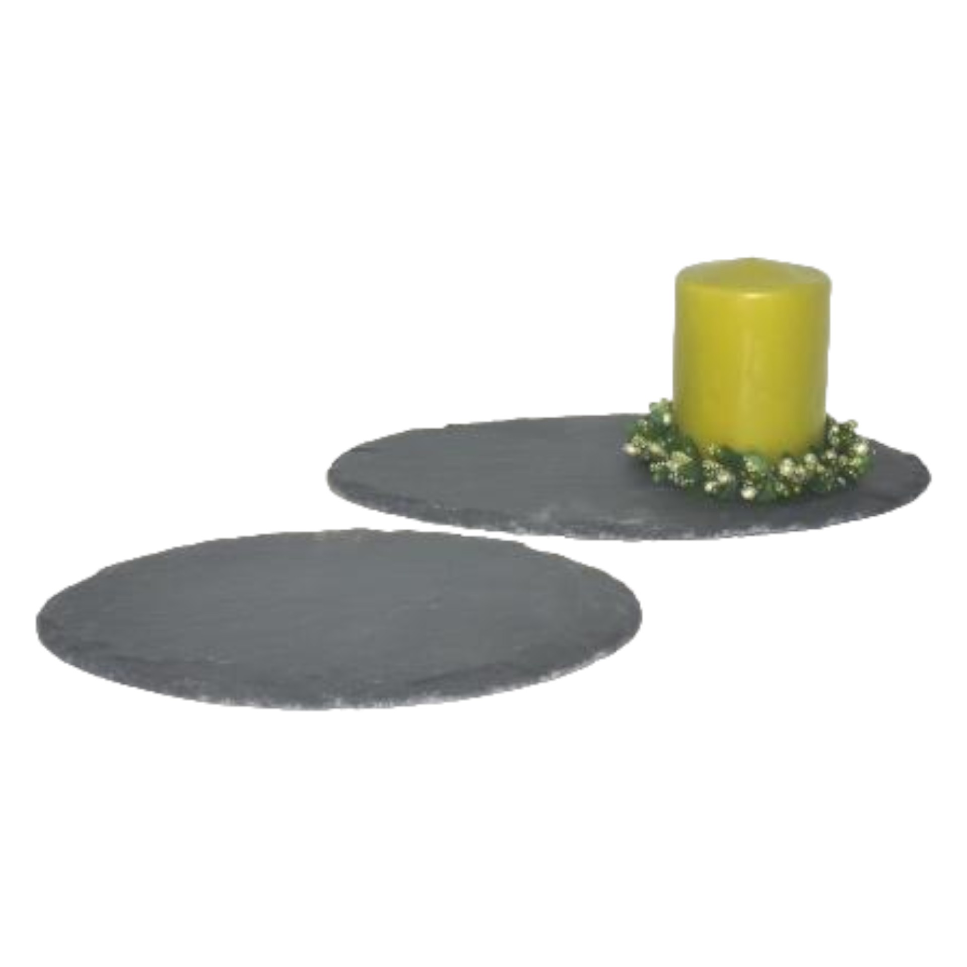 Schiefertafel oval  klein Darstellung von Schiefertafel oval  klein