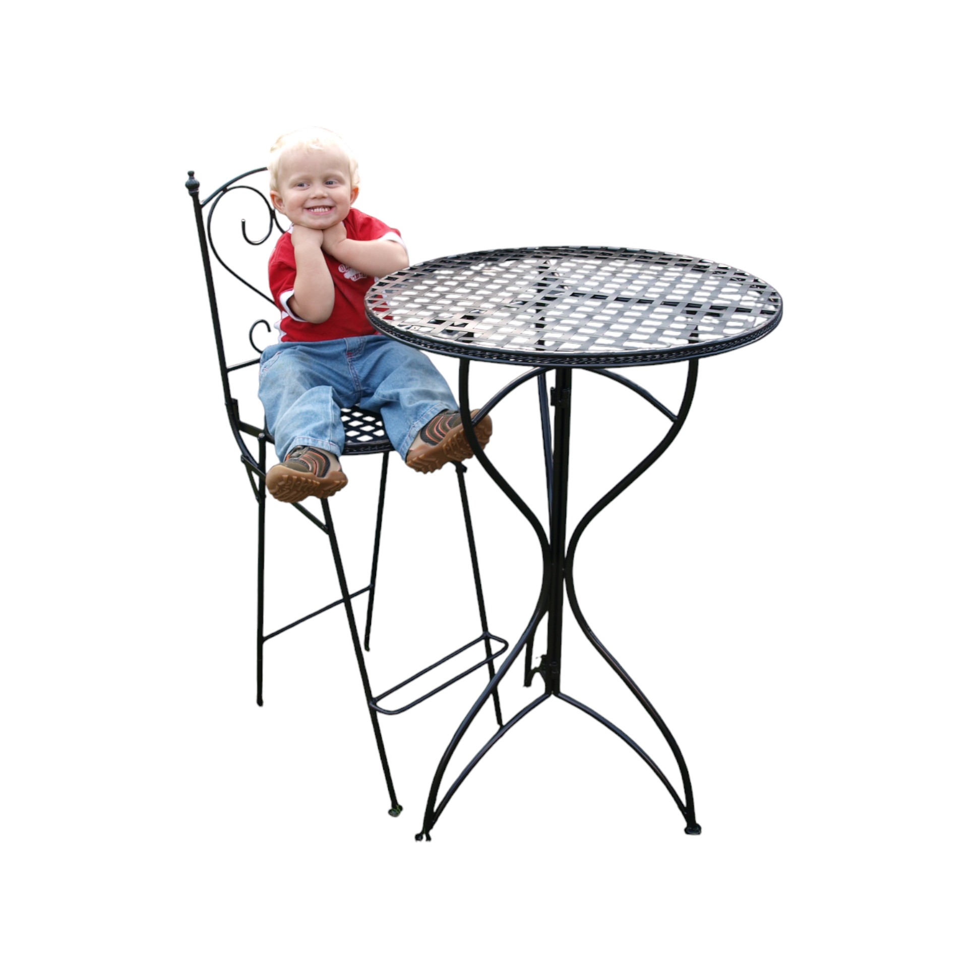 RP Barhocker klappbar schwarz lackiert Darstellung von RP Barhocker klappbar schwarz lackiert