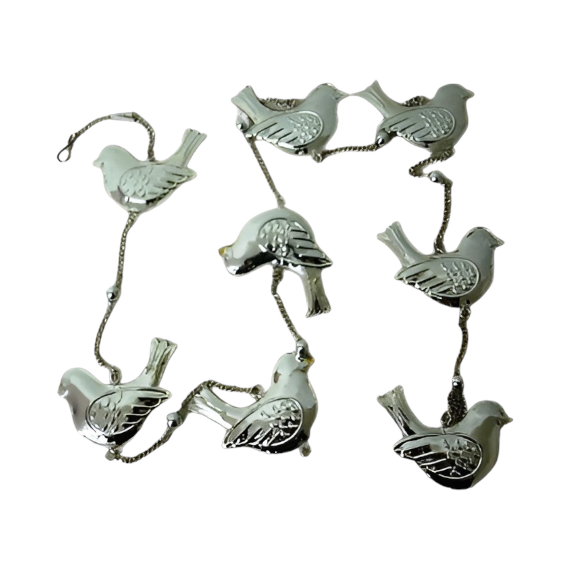 RP Girlande m. 8 Vögel 4färbig sortiert Darstellung von RP Girlande m. 8 Vögel 4färbig sortiert