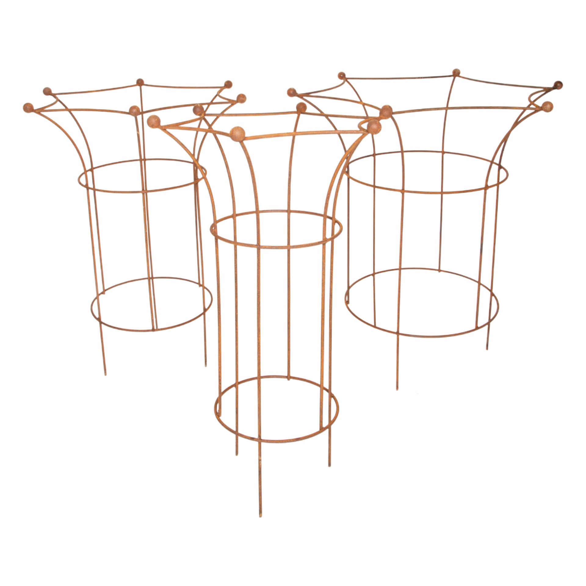 RP Rankgerüst Krone 3 Beine und 6 Kugeln 3-tlg. Darstellung von RP Rankgerüst Krone 3 Beine und 6 Kugeln 3-tlg.