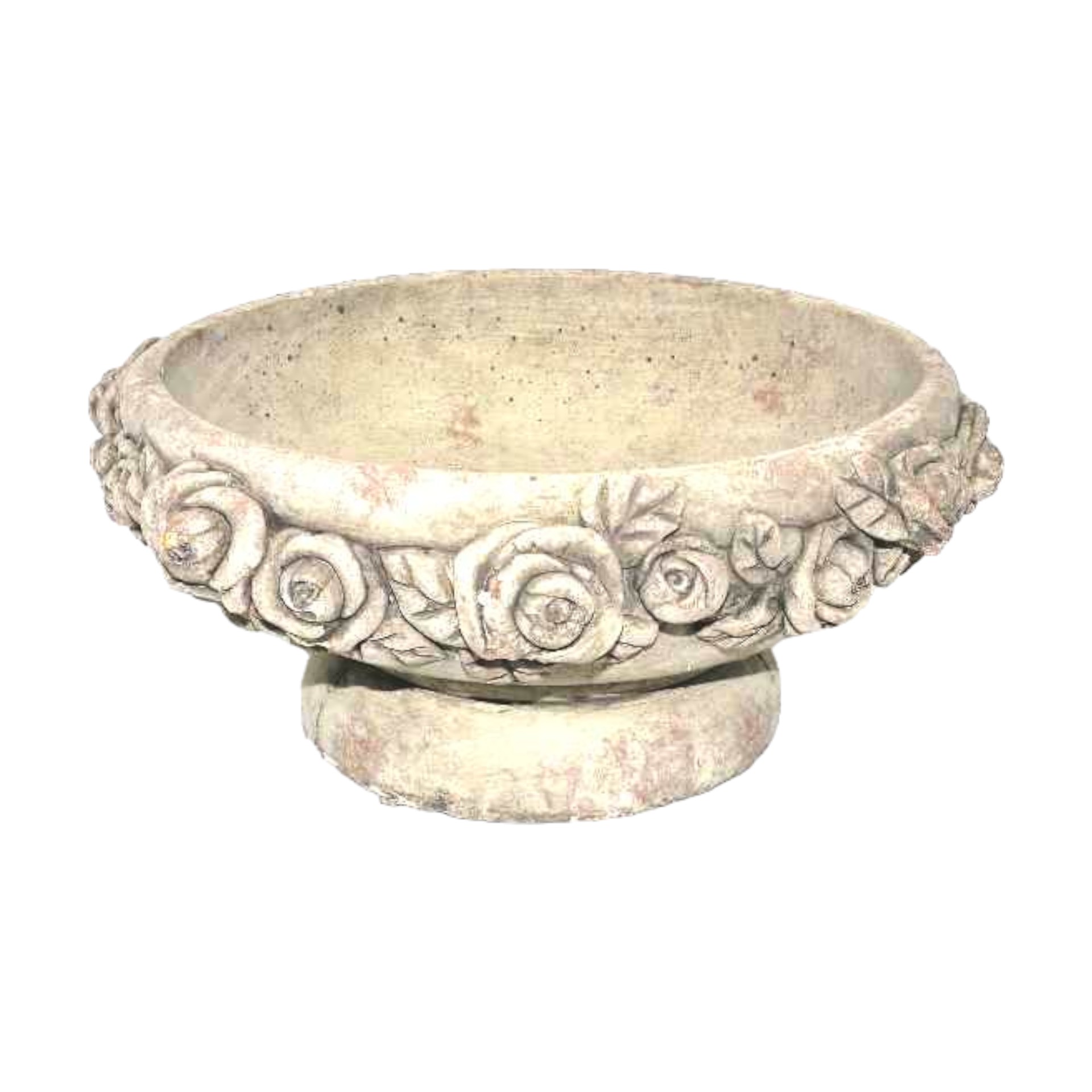 Pflanzschale mit Rosen Darstellung von Pflanzschale mit Rosen